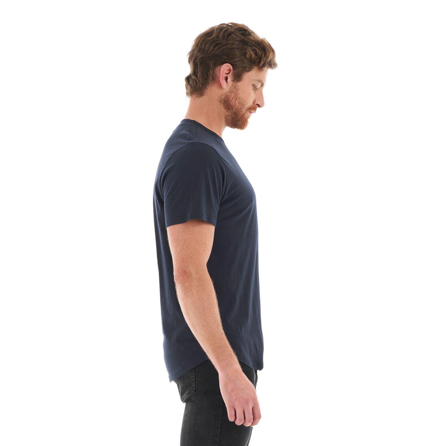 Polera Hombre Volcan Tupungato T-Shirt Azul Oscuro Lippi-3