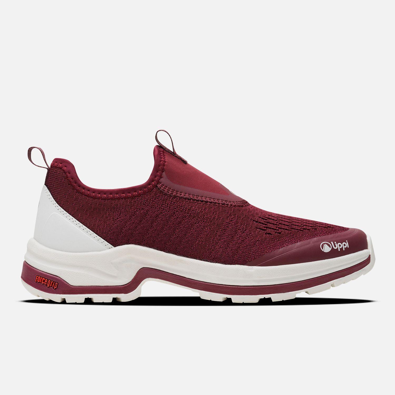 Zapatilla Mujer Panal Flowshell Vino Lippi-0