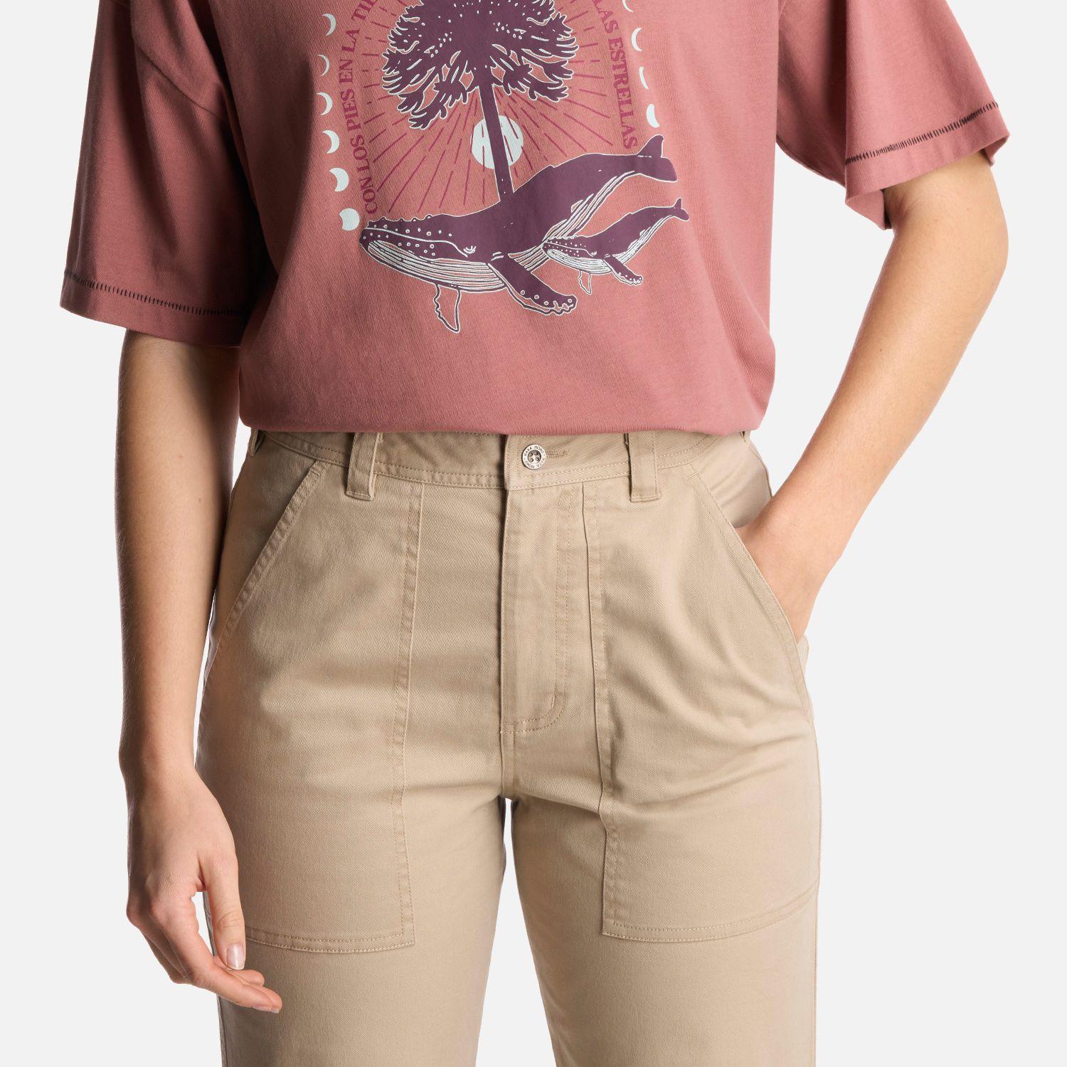 Pantalón Mujer Comoandas Taupe Haka Honu-3