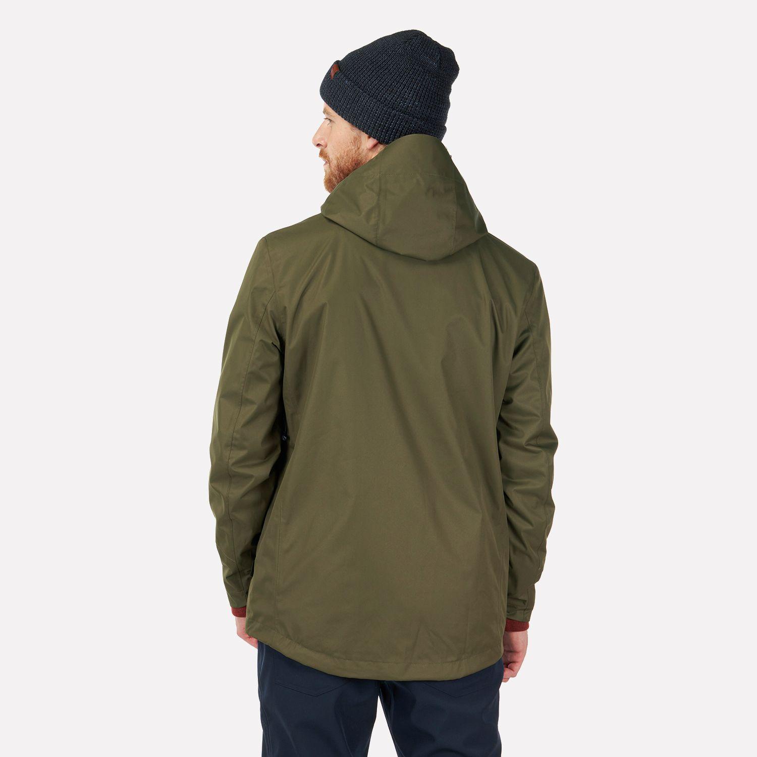 Chaqueta Hombre Tres Cruces Fusion-3 Hoody Jacket Oliva Oscuro Lippi-2