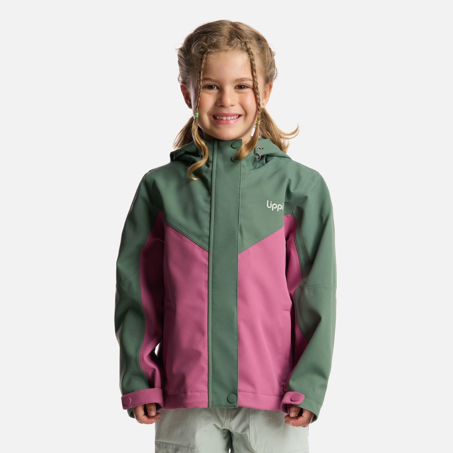 Chaqueta Niña Massif B-Dry Hoody Jacket Verde Musgo Lippi-1