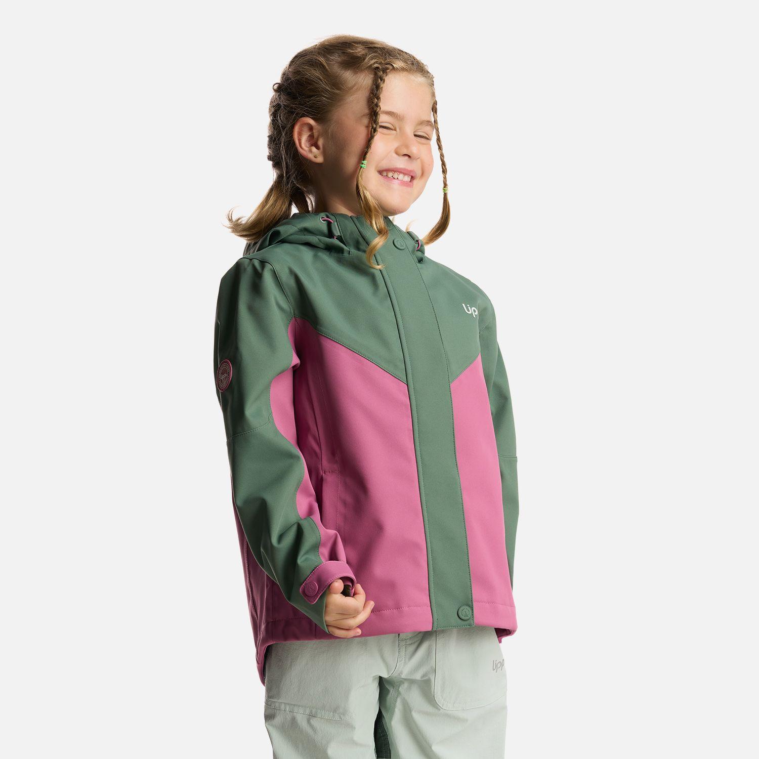 Chaqueta Niña Massif B-Dry Hoody Jacket Verde Musgo Lippi-2