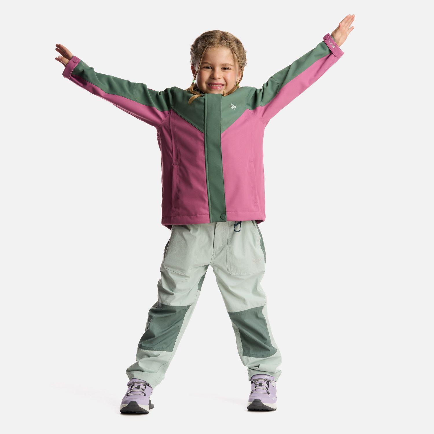 Chaqueta Niña Massif B-Dry Hoody Jacket Verde Musgo Lippi-6