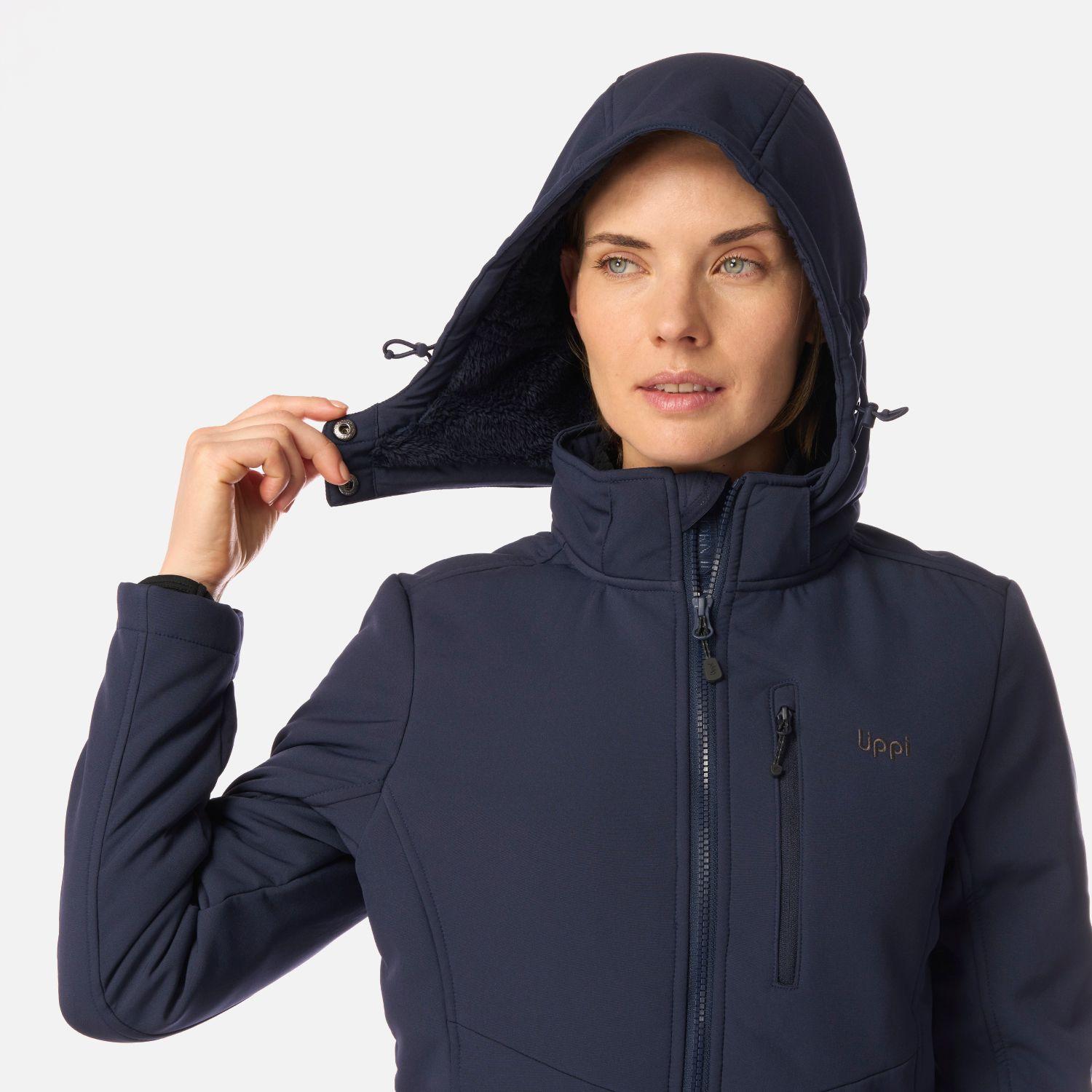 Chaqueta Mujer Macaya Softshell Hoody Jacket Azul Marino Lippi-3