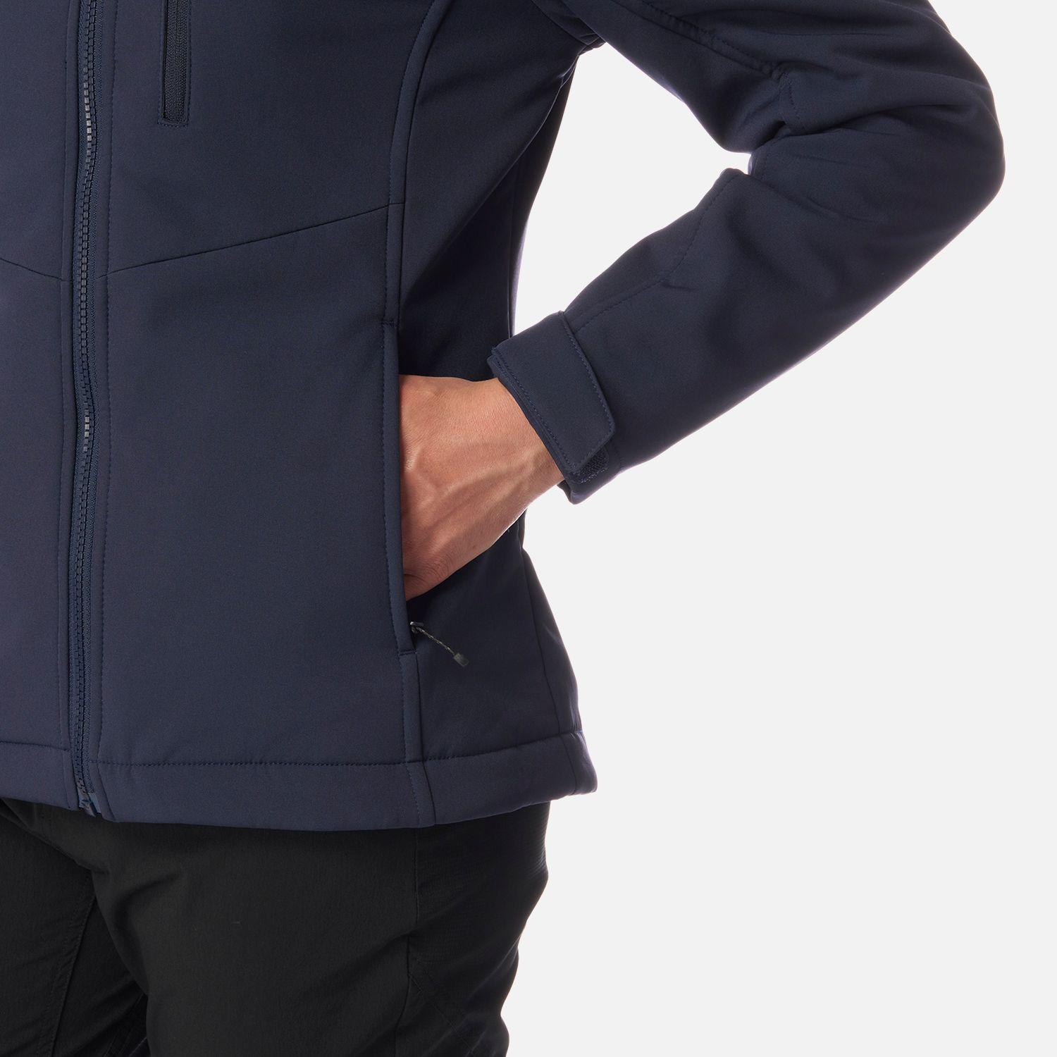 Chaqueta Mujer Macaya Softshell Hoody Jacket Azul Marino Lippi-5