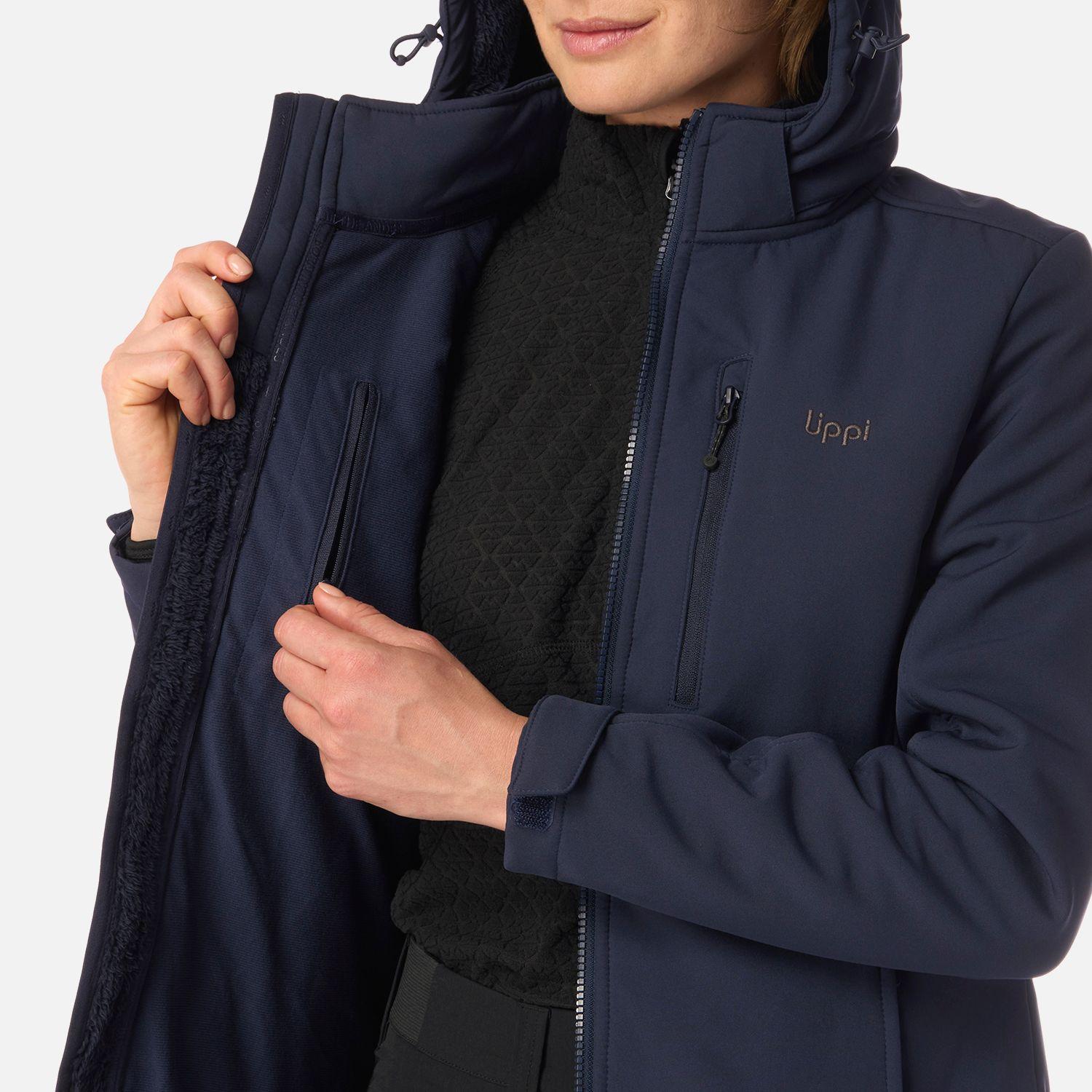 Chaqueta Mujer Macaya Softshell Hoody Jacket Azul Marino Lippi-8