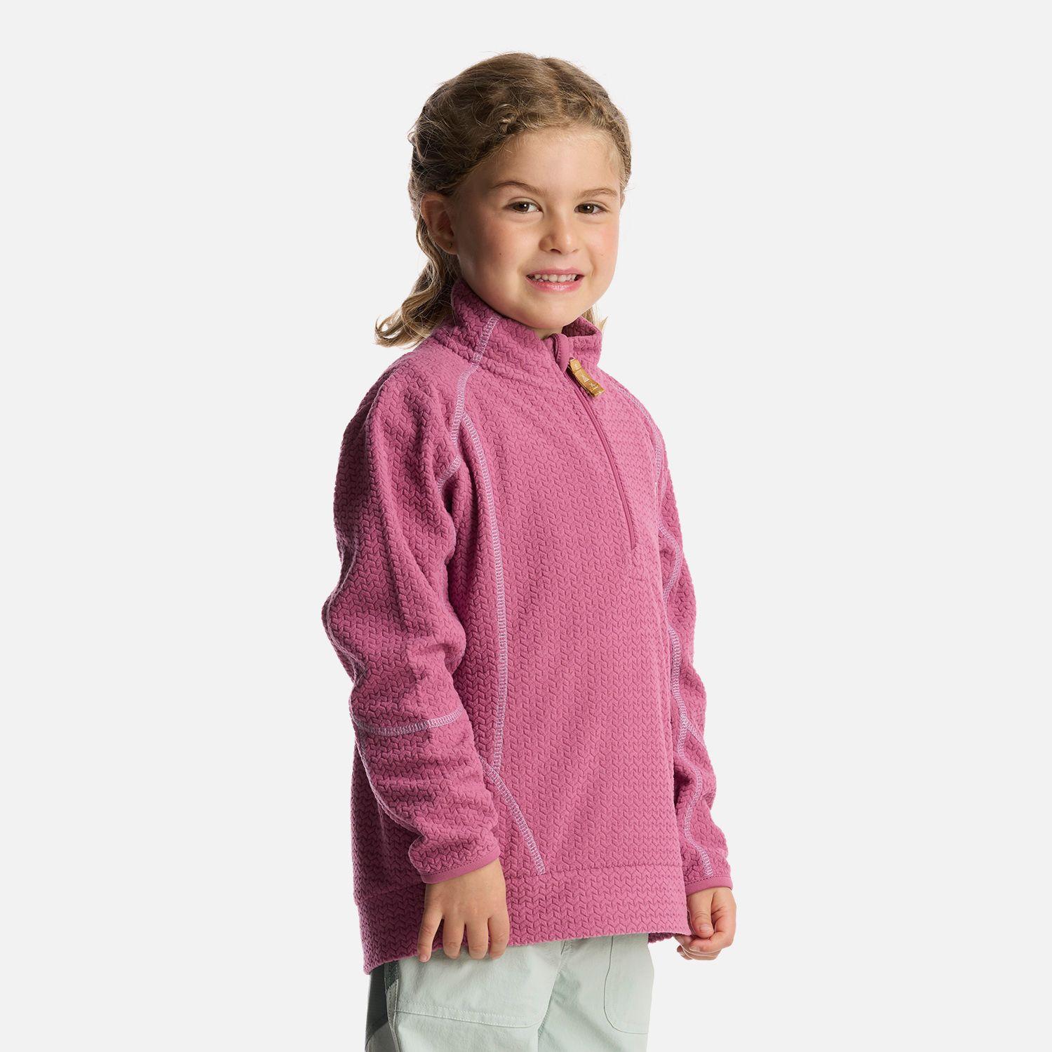 Poleron Niña Saltamontes Nano-F 14 Zip Rosado Lippi-2
