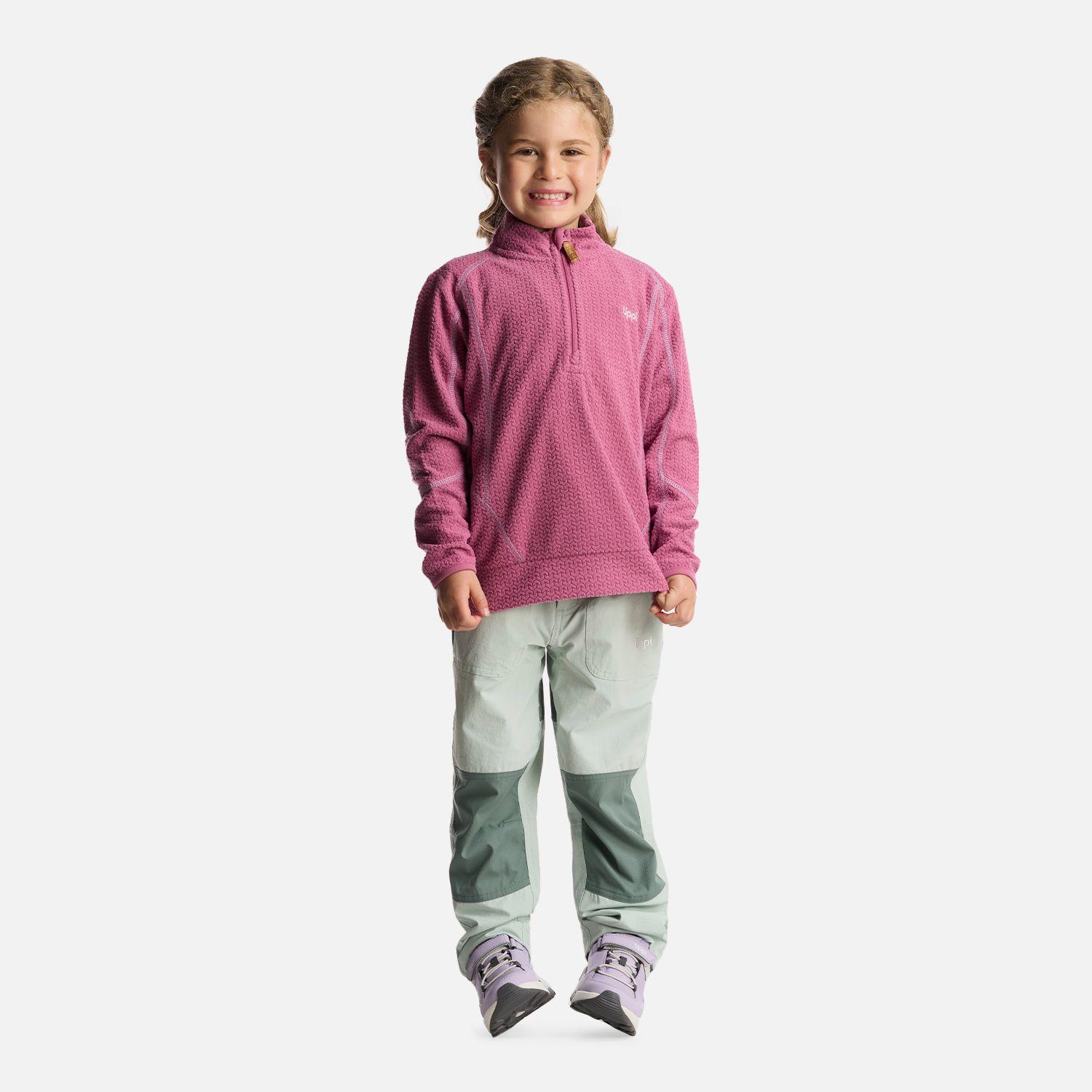 Poleron Niña Saltamontes Nano-F 14 Zip Rosado Lippi-4