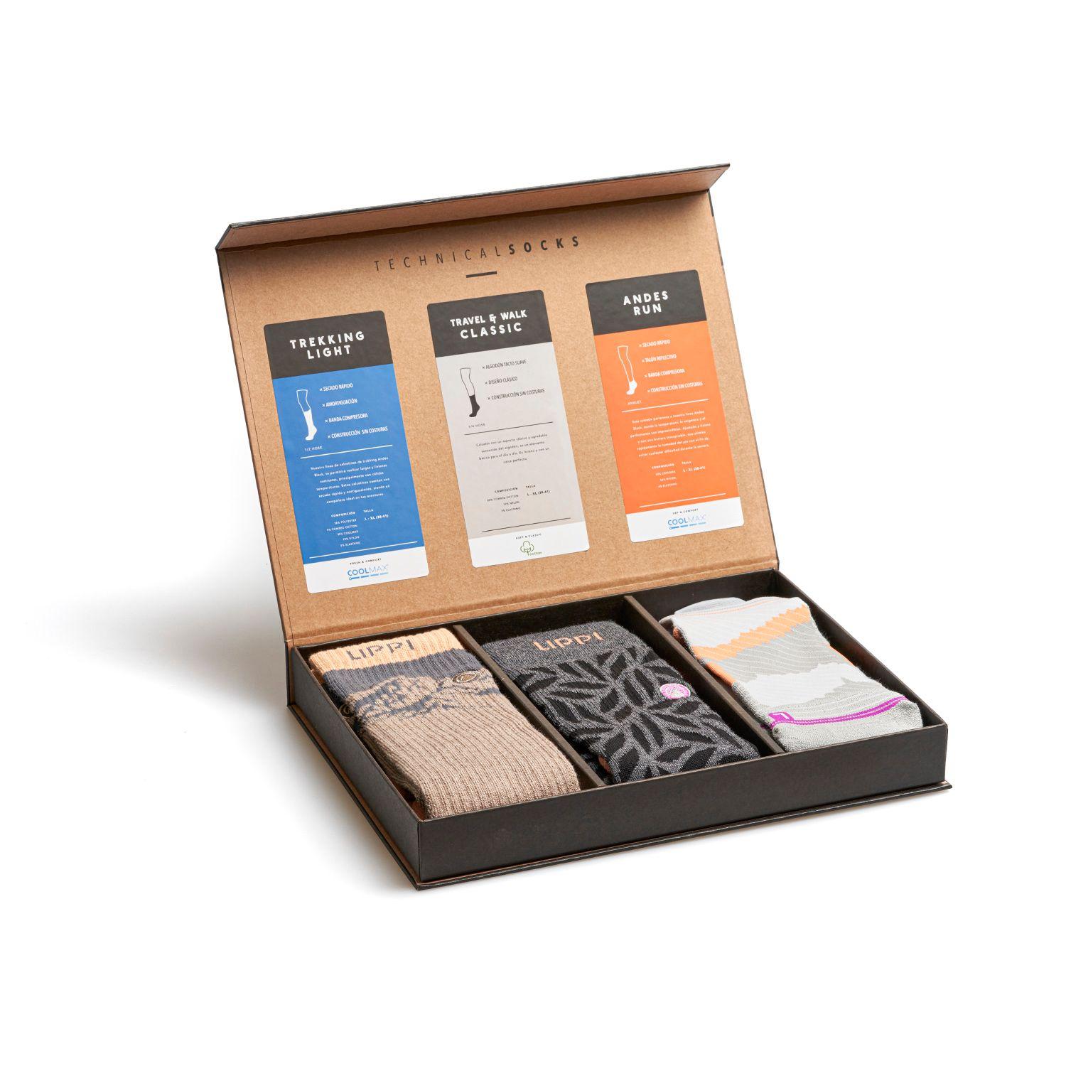 Calcetin Mujer Everyday Pack Women Melange Beige 059, Gris Claro 049, Gris Grafito 13 Lippi-0