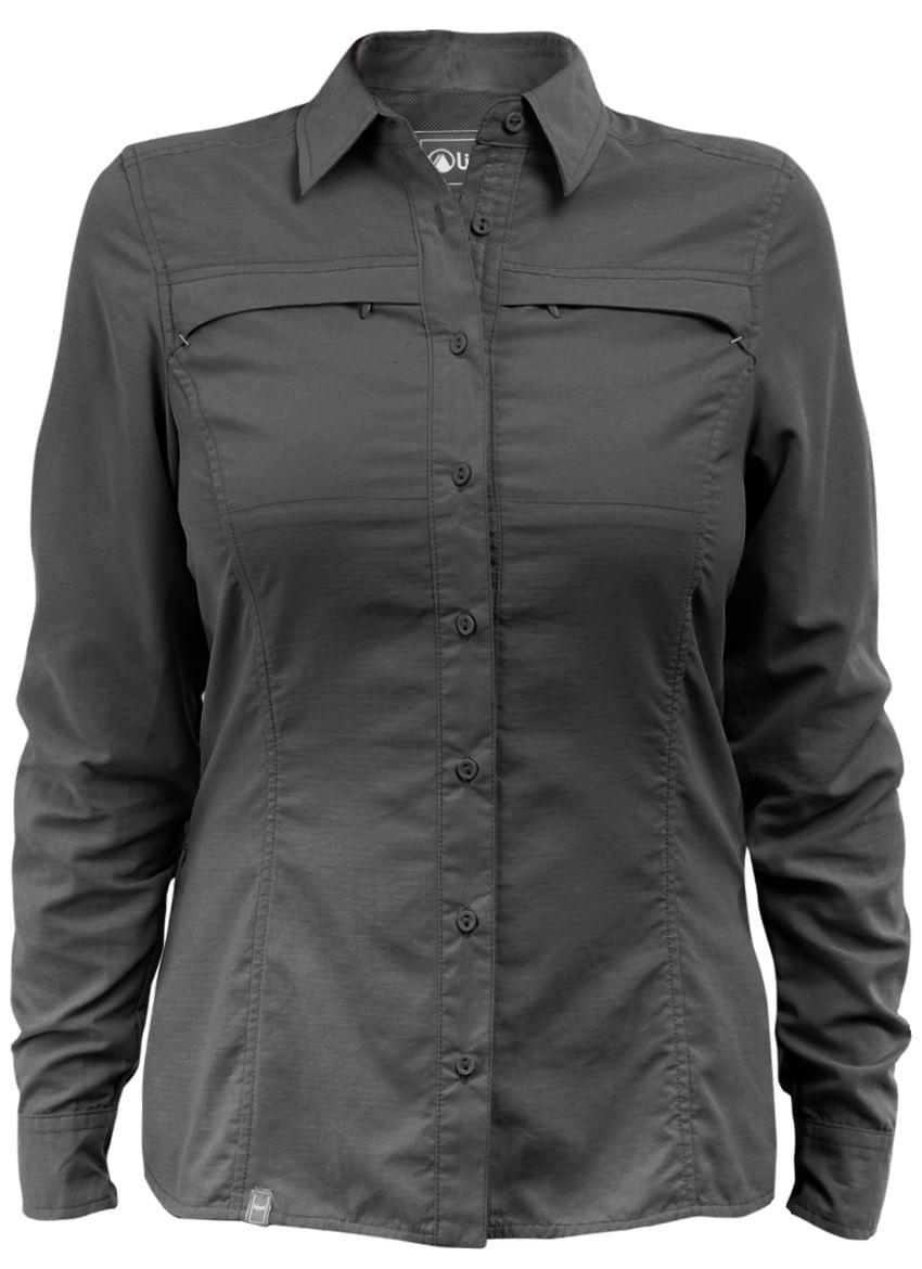 Camisa Mujer Natri Gris Oscuro Lippi 16-0