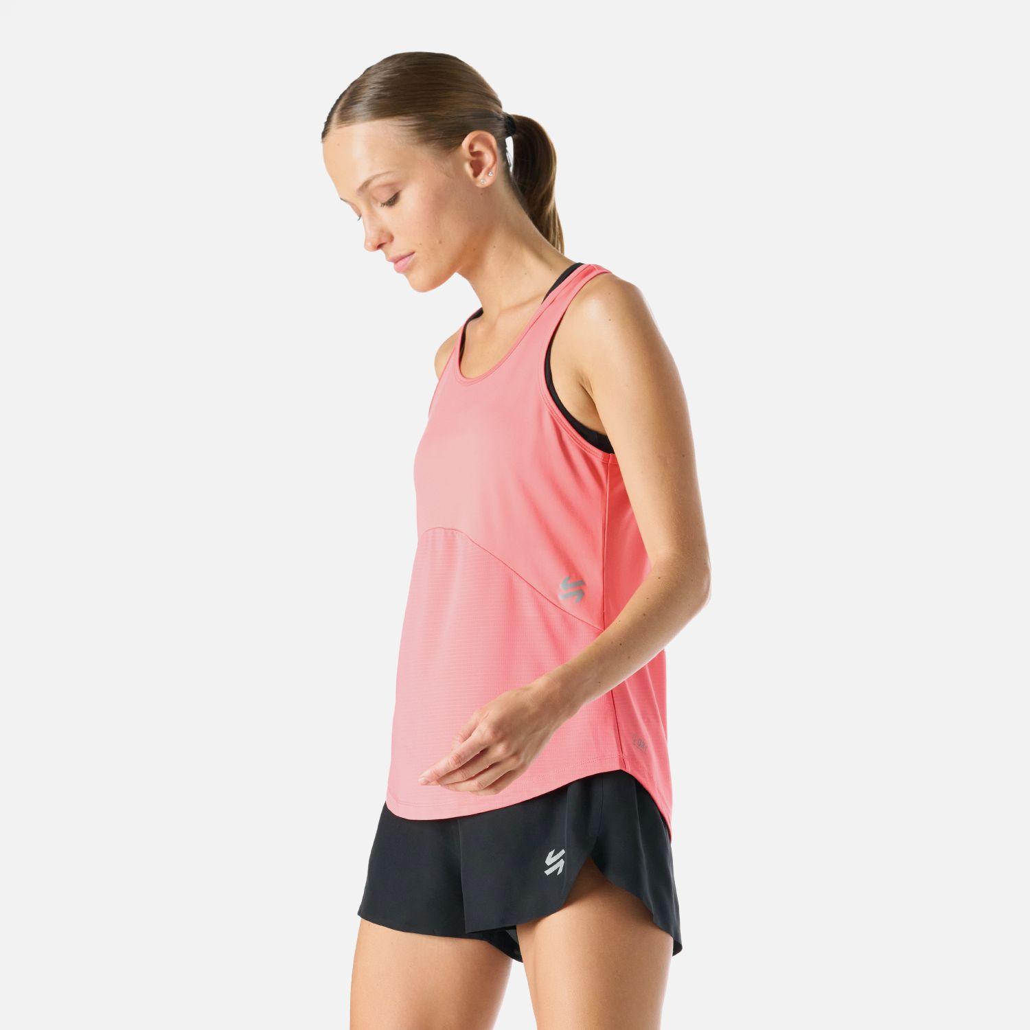 Polera Mujer Built To Move Tank Top Coral Vulcano-1