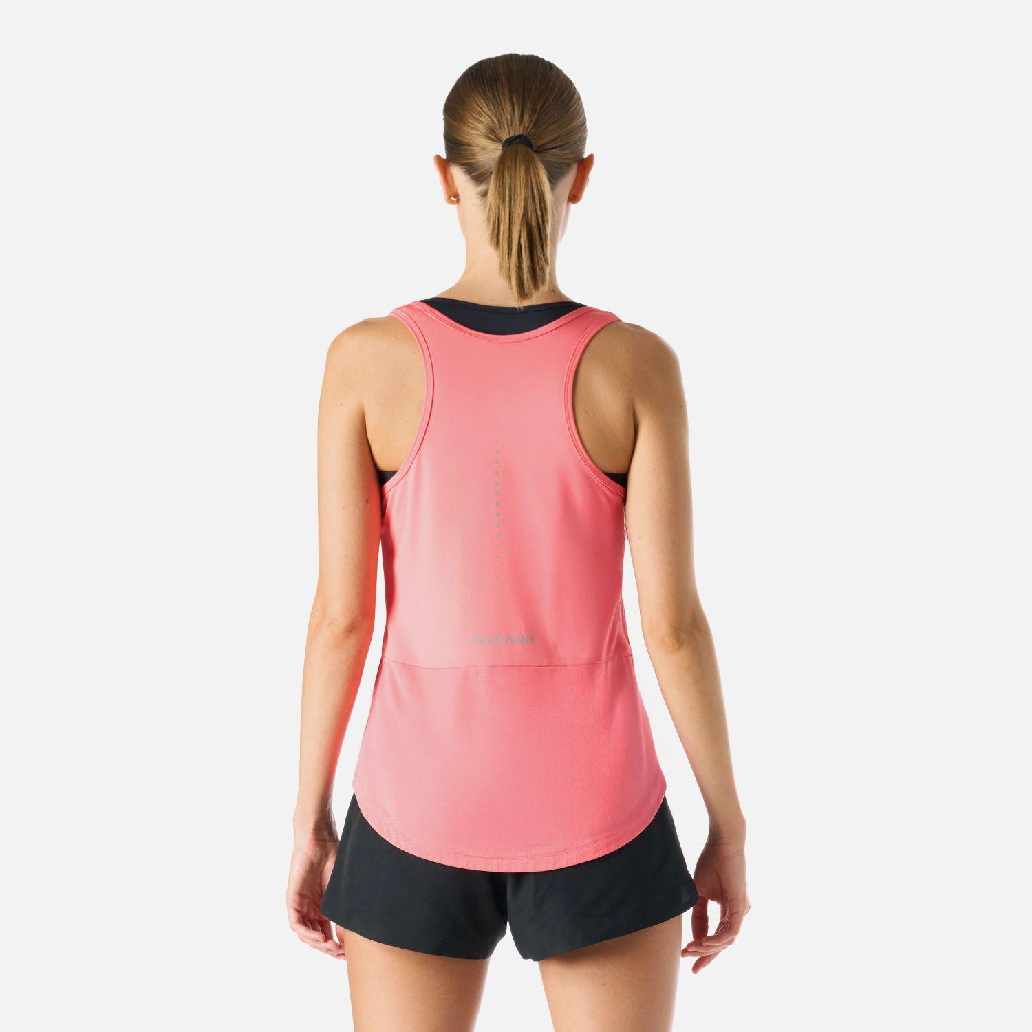 Polera Mujer Built To Move Tank Top Coral Vulcano-3