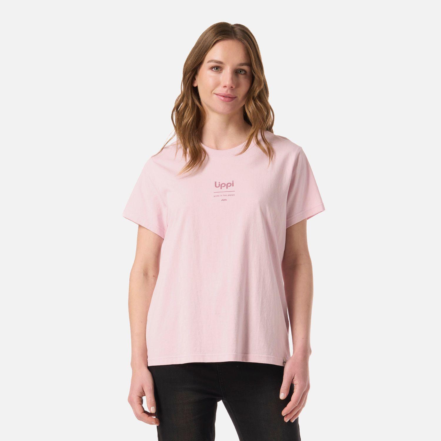 Polera Mujer Ulmo Mid Point T-Shirt Rosa Claro Lippi V26-0