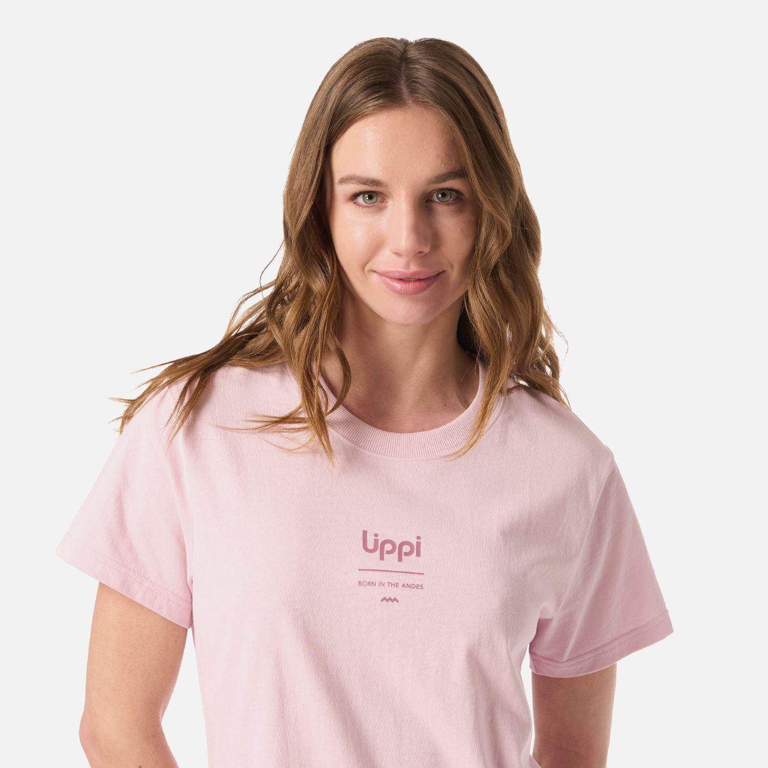 Polera Mujer Ulmo Mid Point T-Shirt Rosa Claro Lippi V26-3