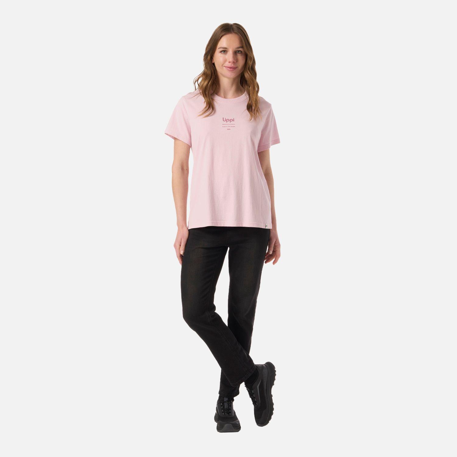 Polera Mujer Ulmo Mid Point T-Shirt Rosa Claro Lippi V26-4