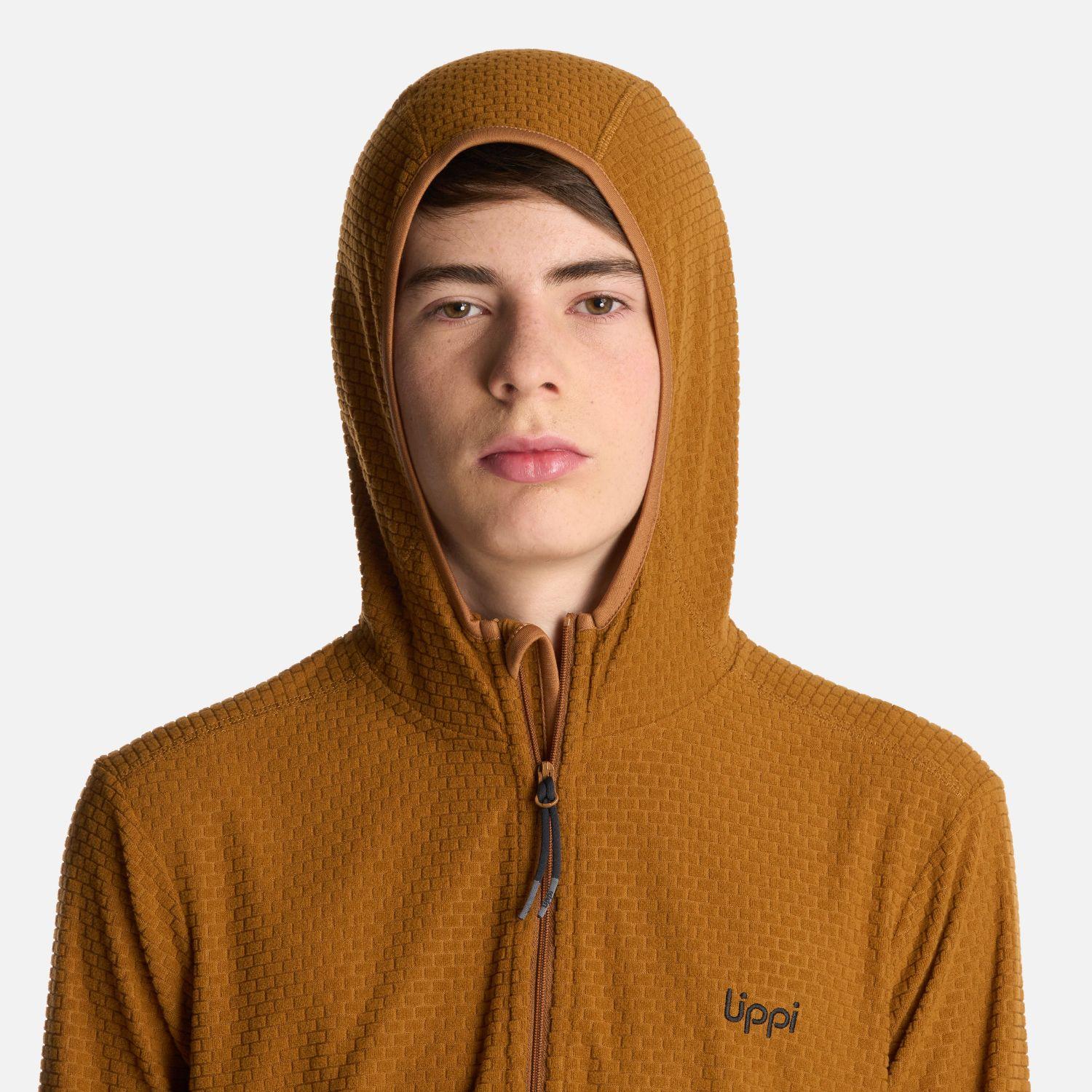 Polerón Teen Boy Mild Nano-F 14 Zip Hoody Mostaza Lippi-3