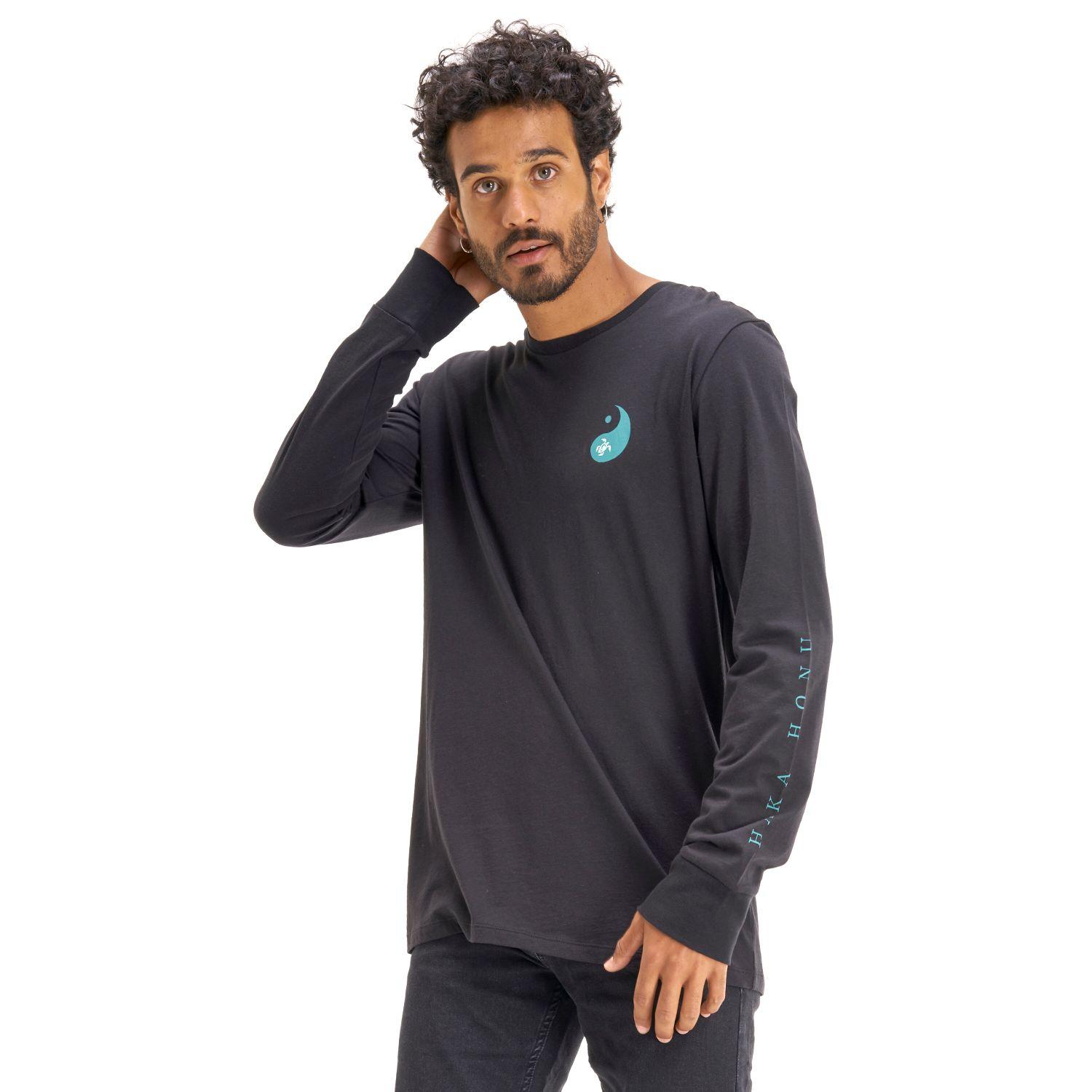Polera Hombre Norte Sur Negro Haka Honu I20-1