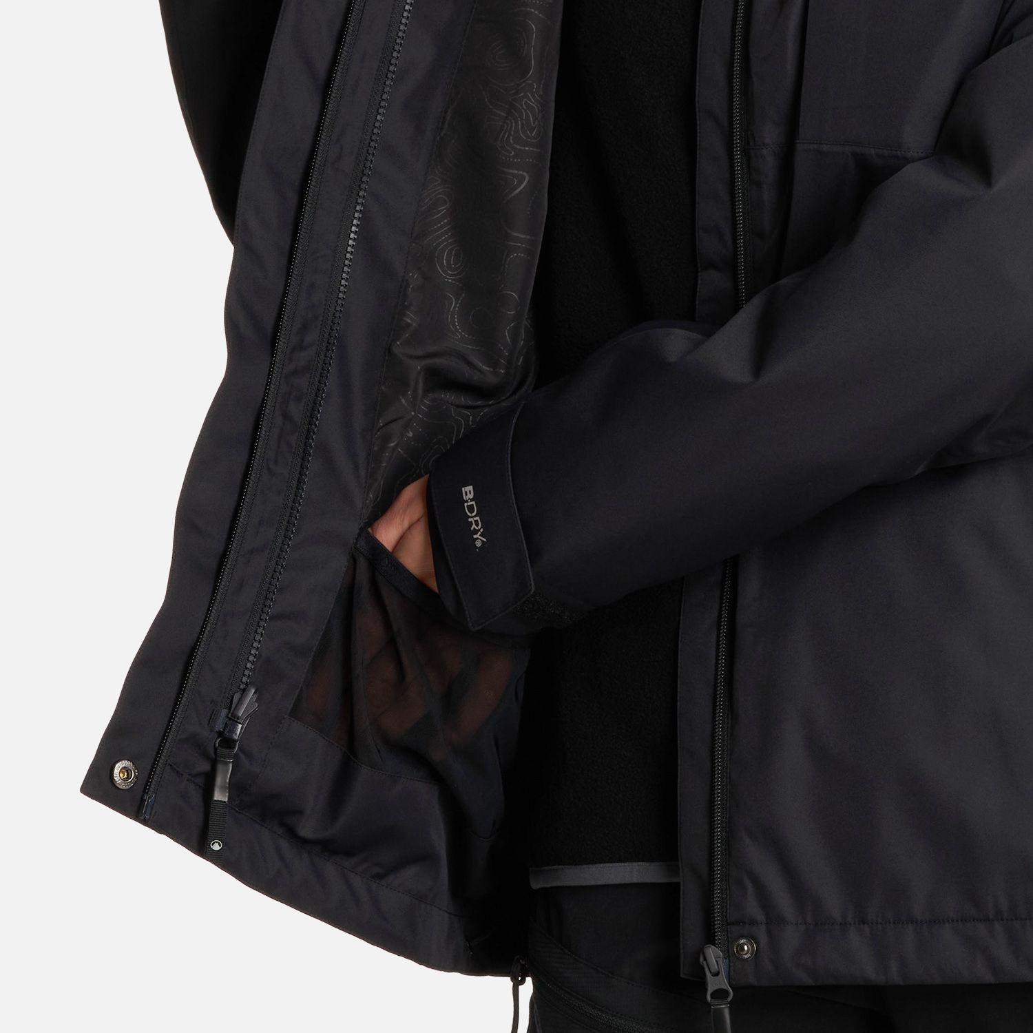 Chaqueta Mujer Tres Cruces Fusion-3 Hoody Jacket Negro Lippi V26-7
