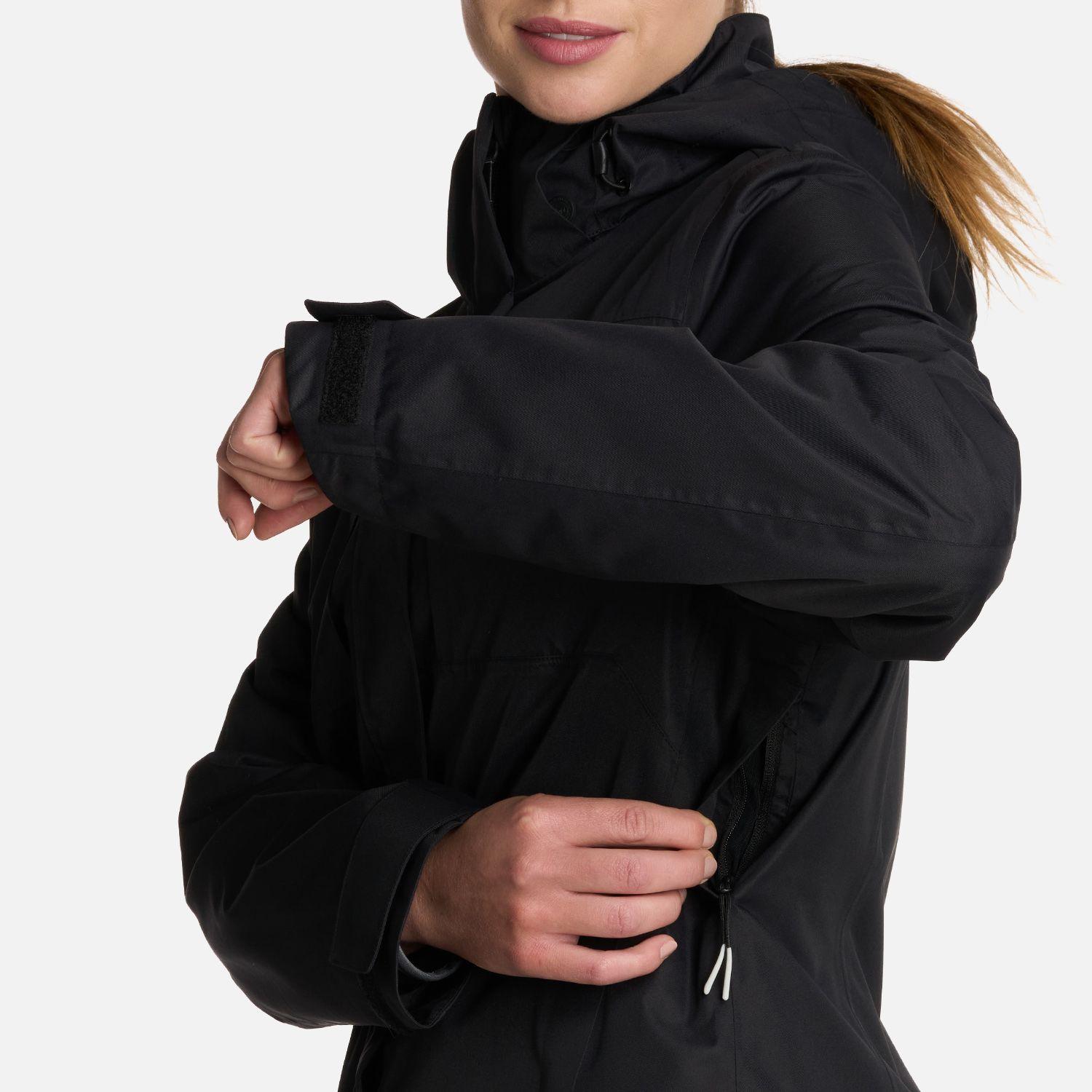 Chaqueta Mujer Tres Cruces Fusion-3 Hoody Jacket Negro Lippi V26-4