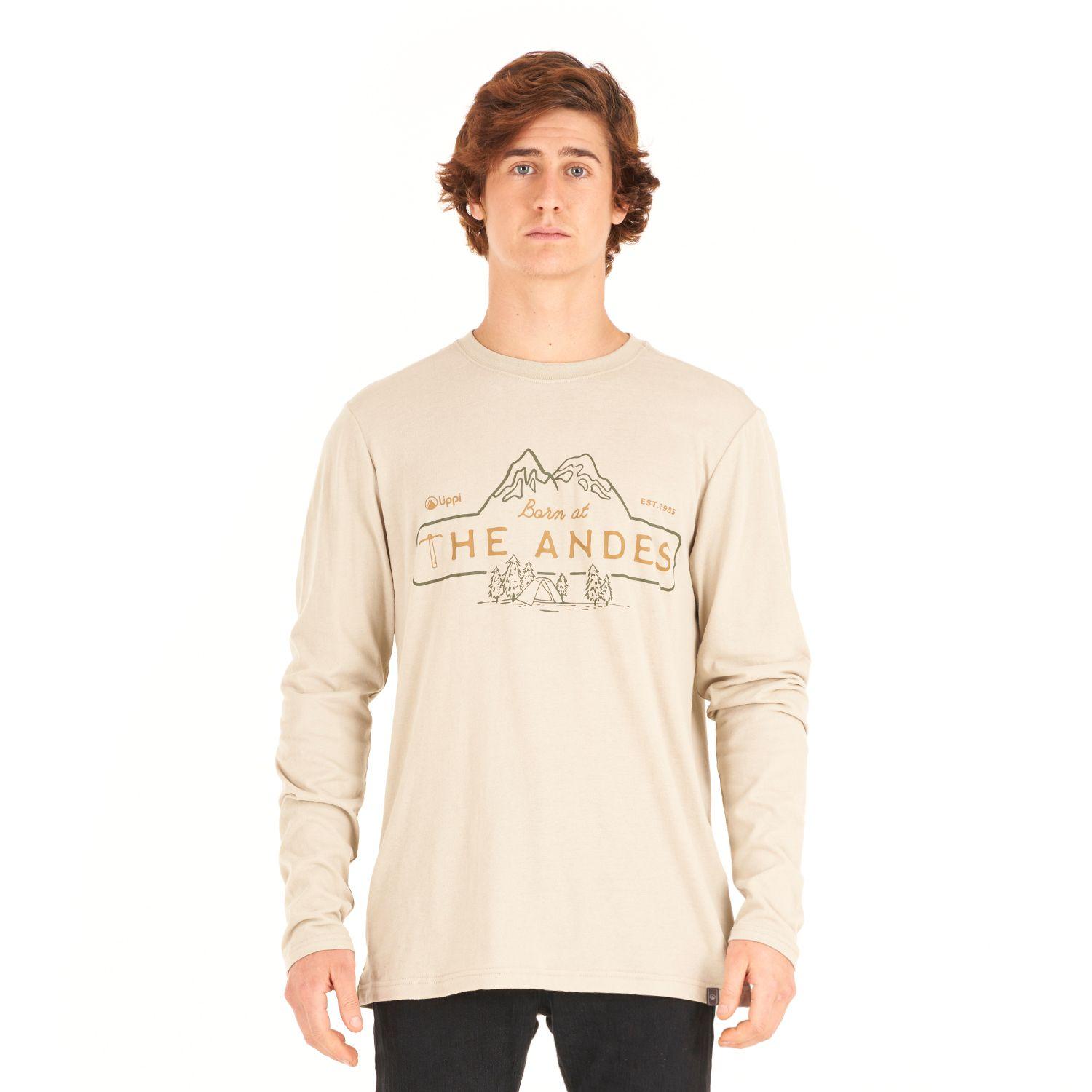 Polera Hombre Heritage UVStop Long Sleeve TShirt Crudo Lippi-1