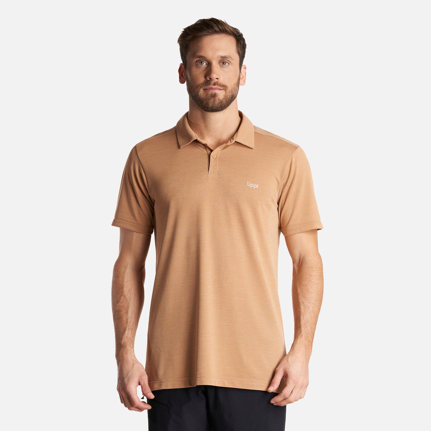Polera Hombre B-Classic Seamless Polo Cafe Lippi-1