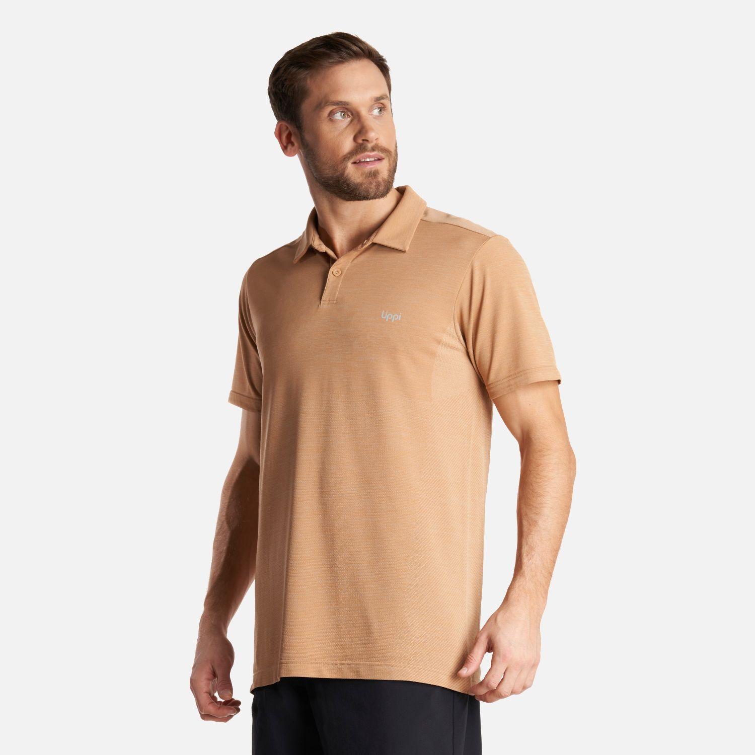 Polera Hombre B-Classic Seamless Polo Cafe Lippi-2