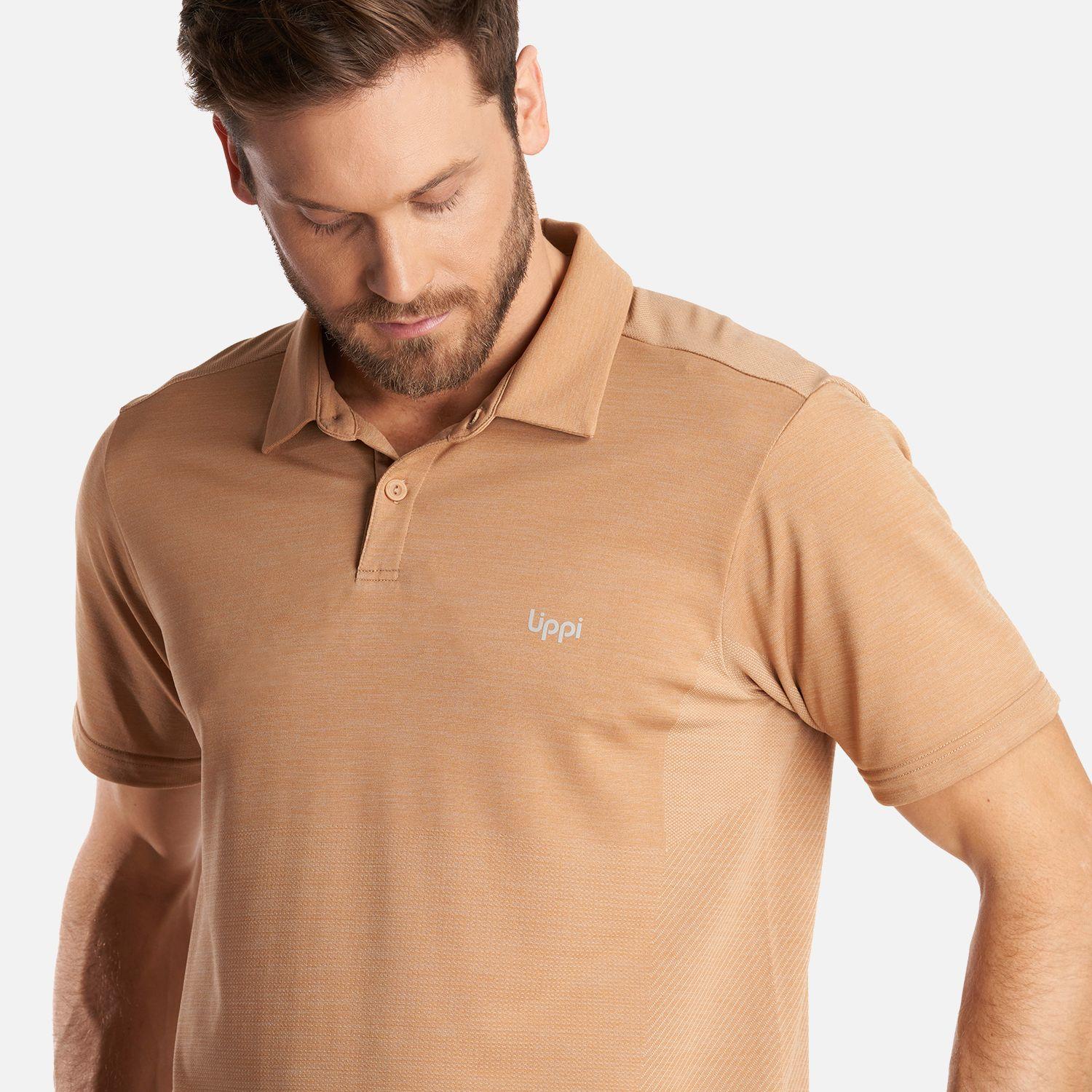 Polera Hombre B-Classic Seamless Polo Cafe Lippi-4