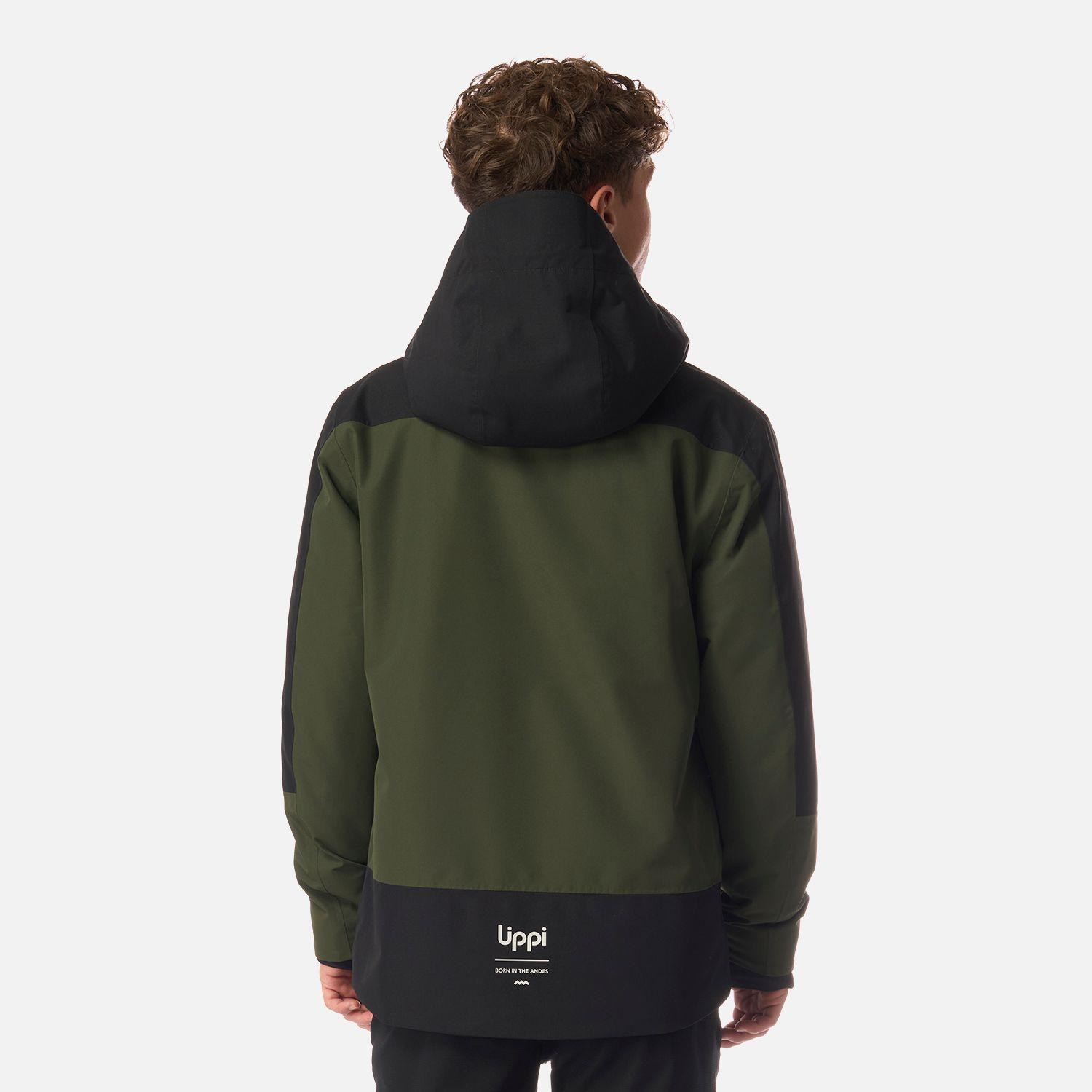Chaqueta Teen Boy Andes B-Dry Hoody Jacket Verde Militar Lippi I26-2