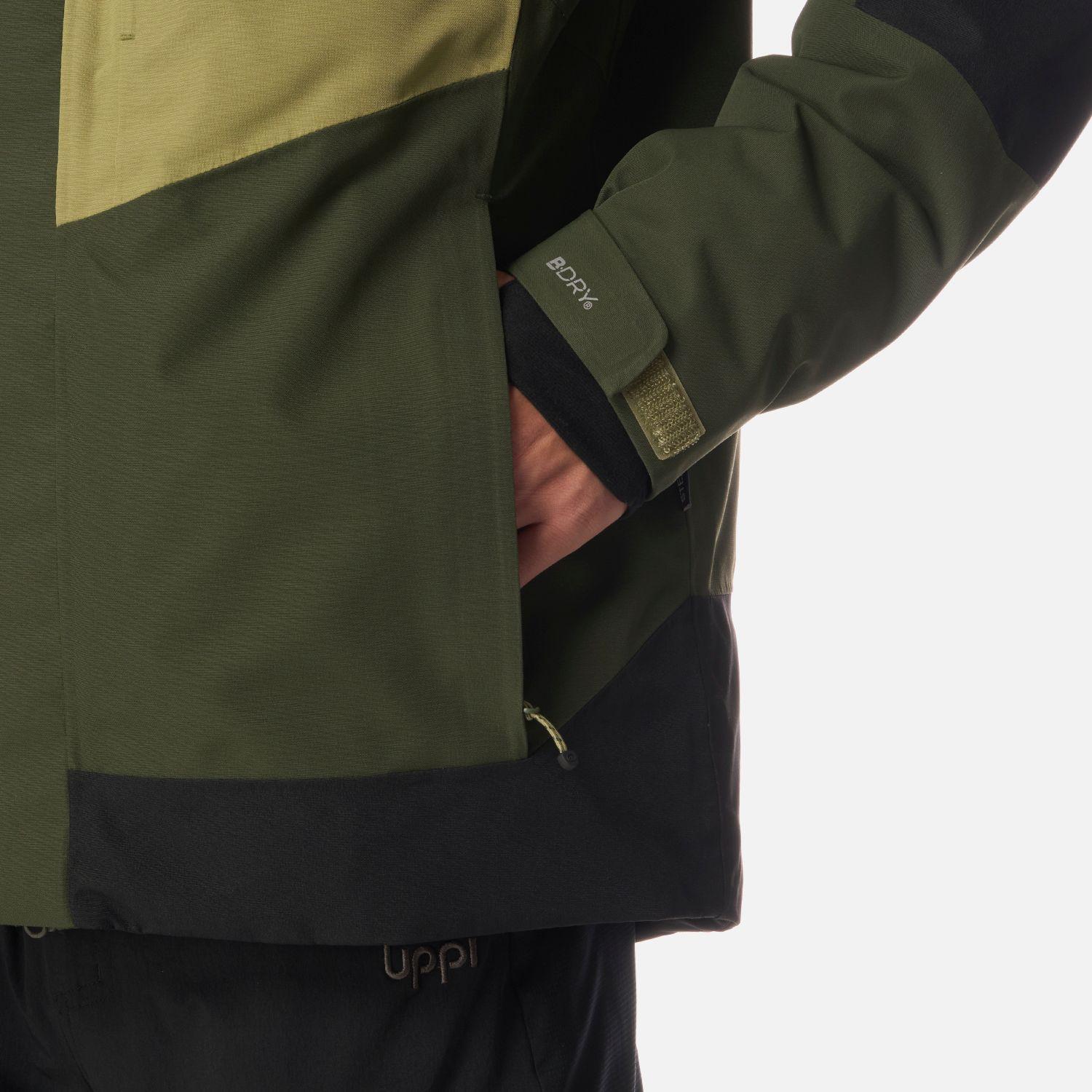 Chaqueta Teen Boy Andes B-Dry Hoody Jacket Verde Militar Lippi I26-4