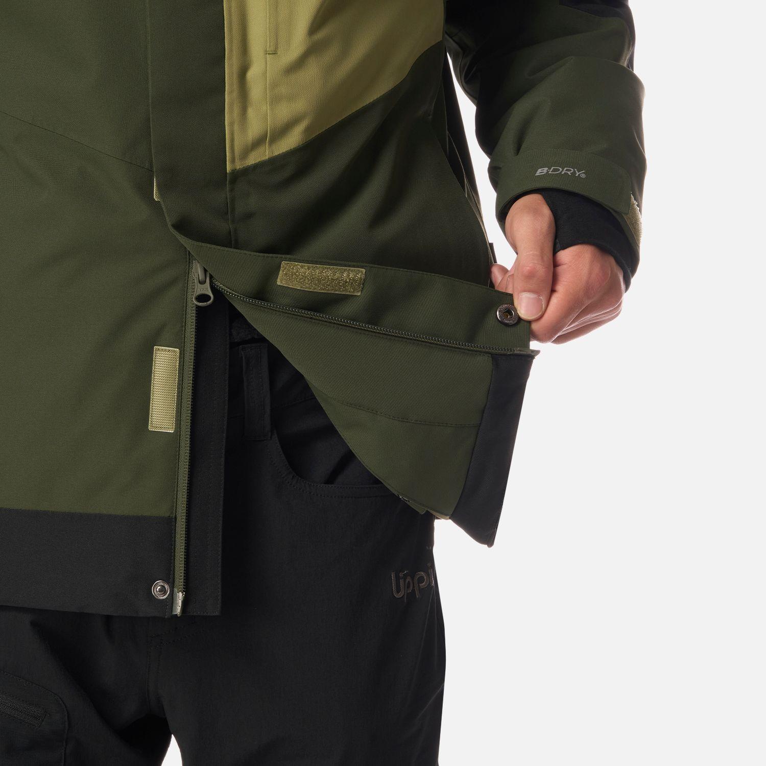 Chaqueta Teen Boy Andes B-Dry Hoody Jacket Verde Militar Lippi I26-8