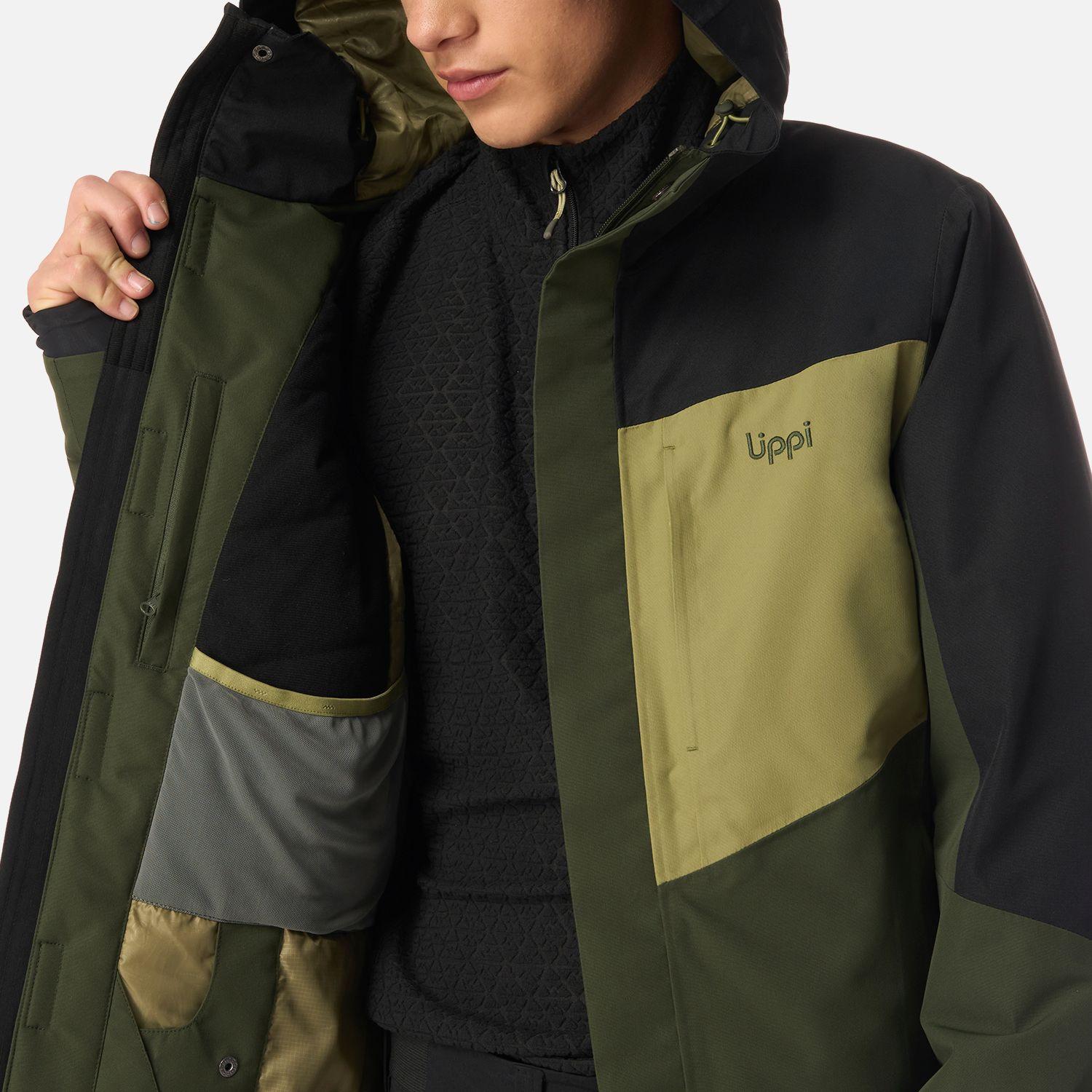 Chaqueta Teen Boy Andes B-Dry Hoody Jacket Verde Militar Lippi I26-9