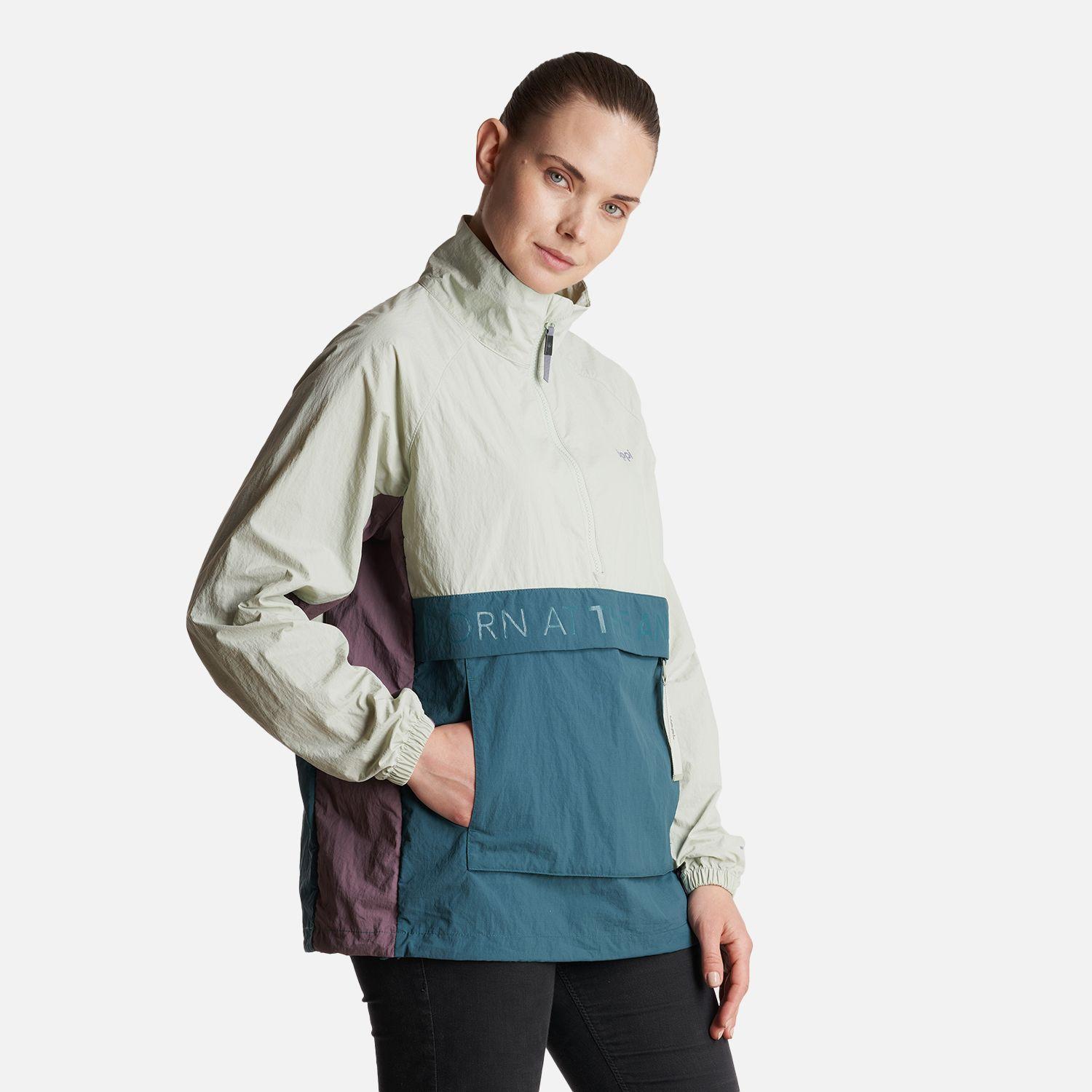Chaqueta Mujer  WindCity WindBreaker 1/4 Zip Jacket Jade Lippi-2