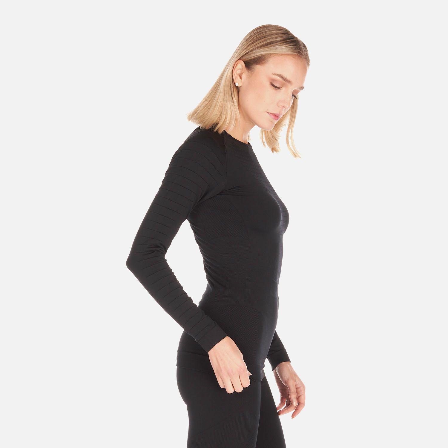 Primera Capa Mujer Skintec 2000 Seamless Top Negro Lippi I23-3