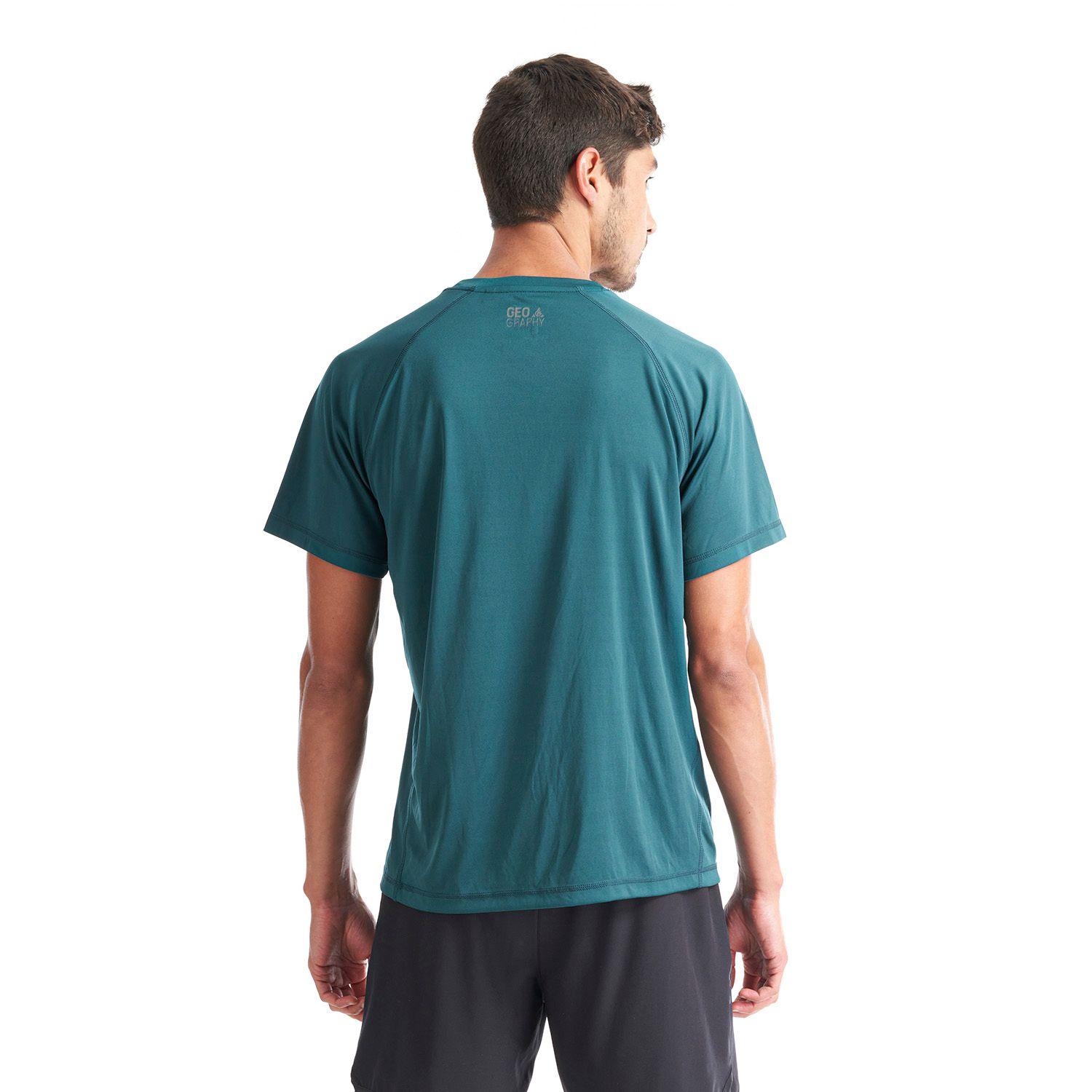 Polera Hombre Fauna Verde Geography-3