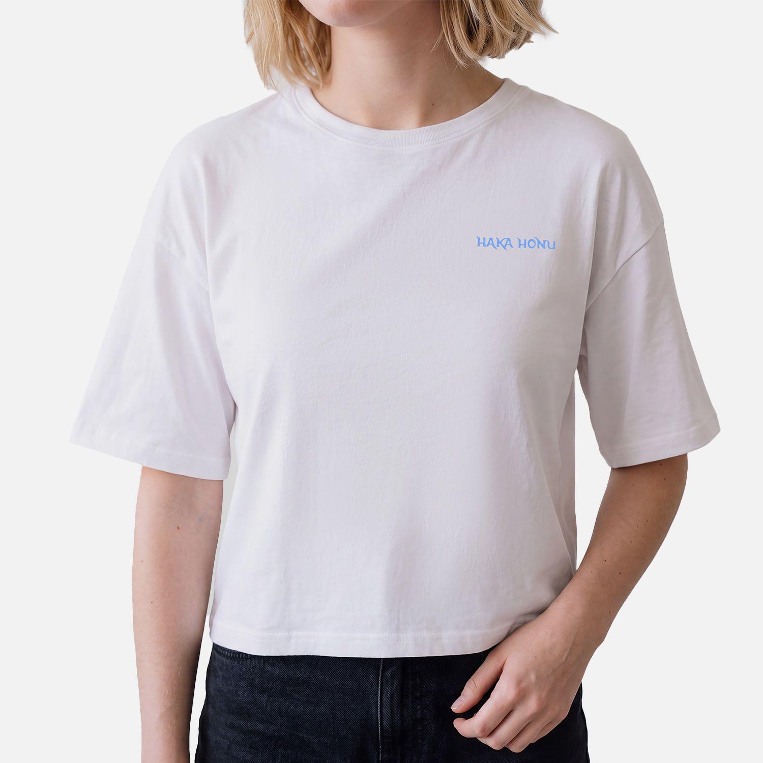 Polera Mujer Polo Blanco Haka Honu V27-0
