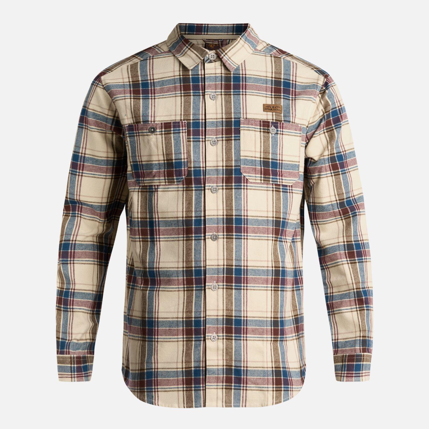Camisa Hombre Hachazo Print Crudo Haka Honu-5