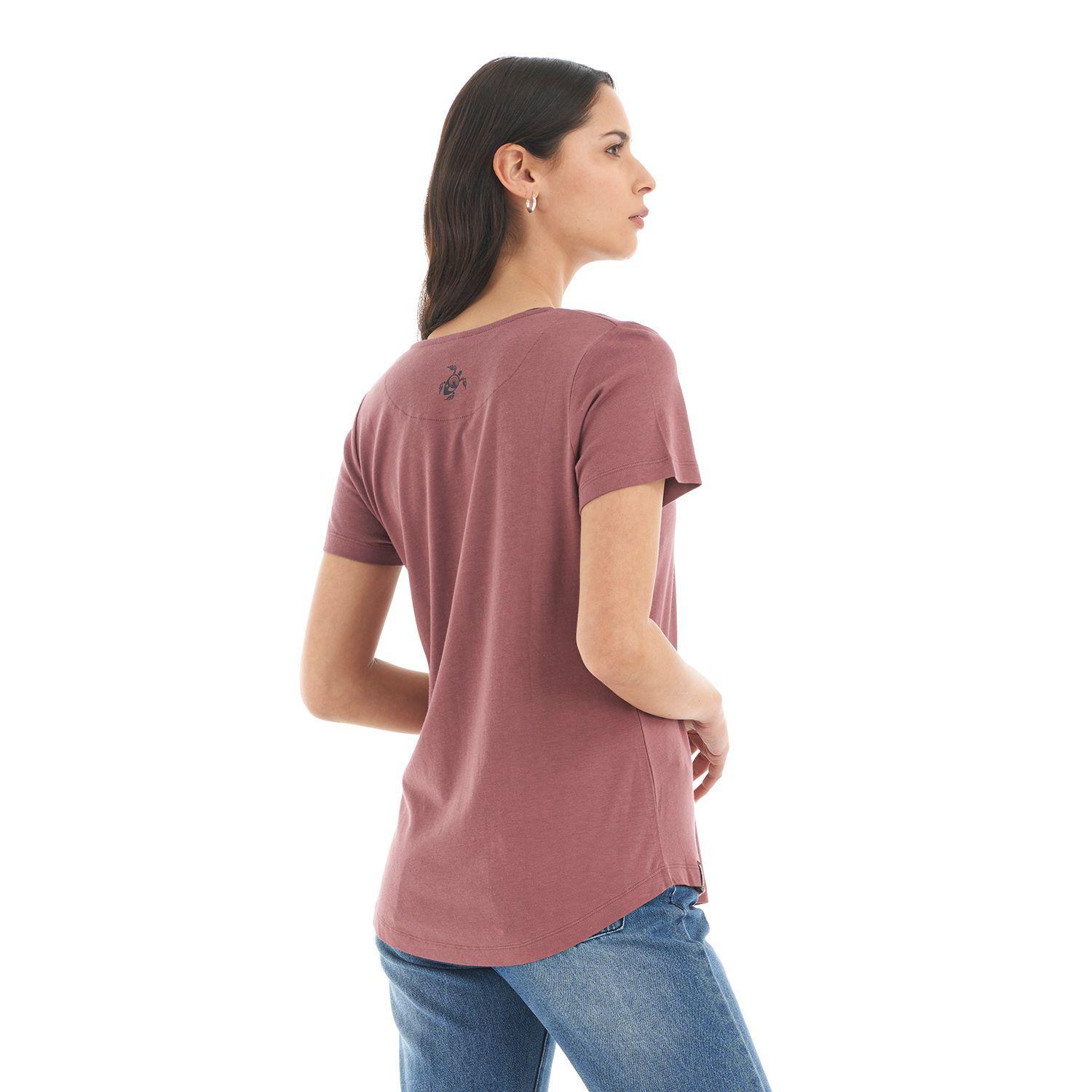 Polera Mujer Mamboo Burdeo Haka Honu-4