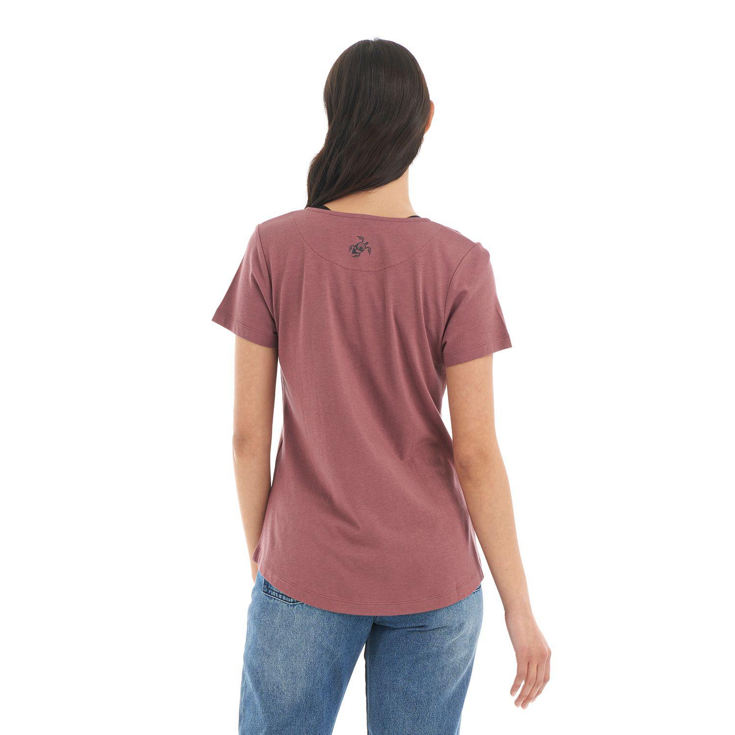 Polera Mujer Mamboo Burdeo Haka Honu-5