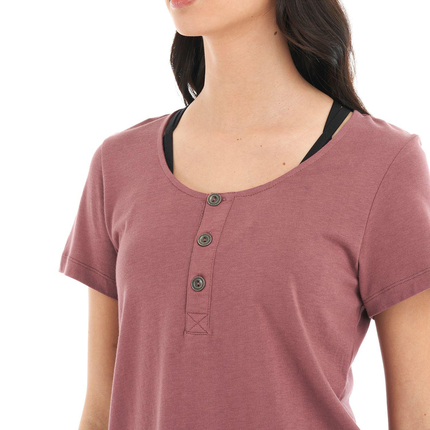 Polera Mujer Mamboo Burdeo Haka Honu-6