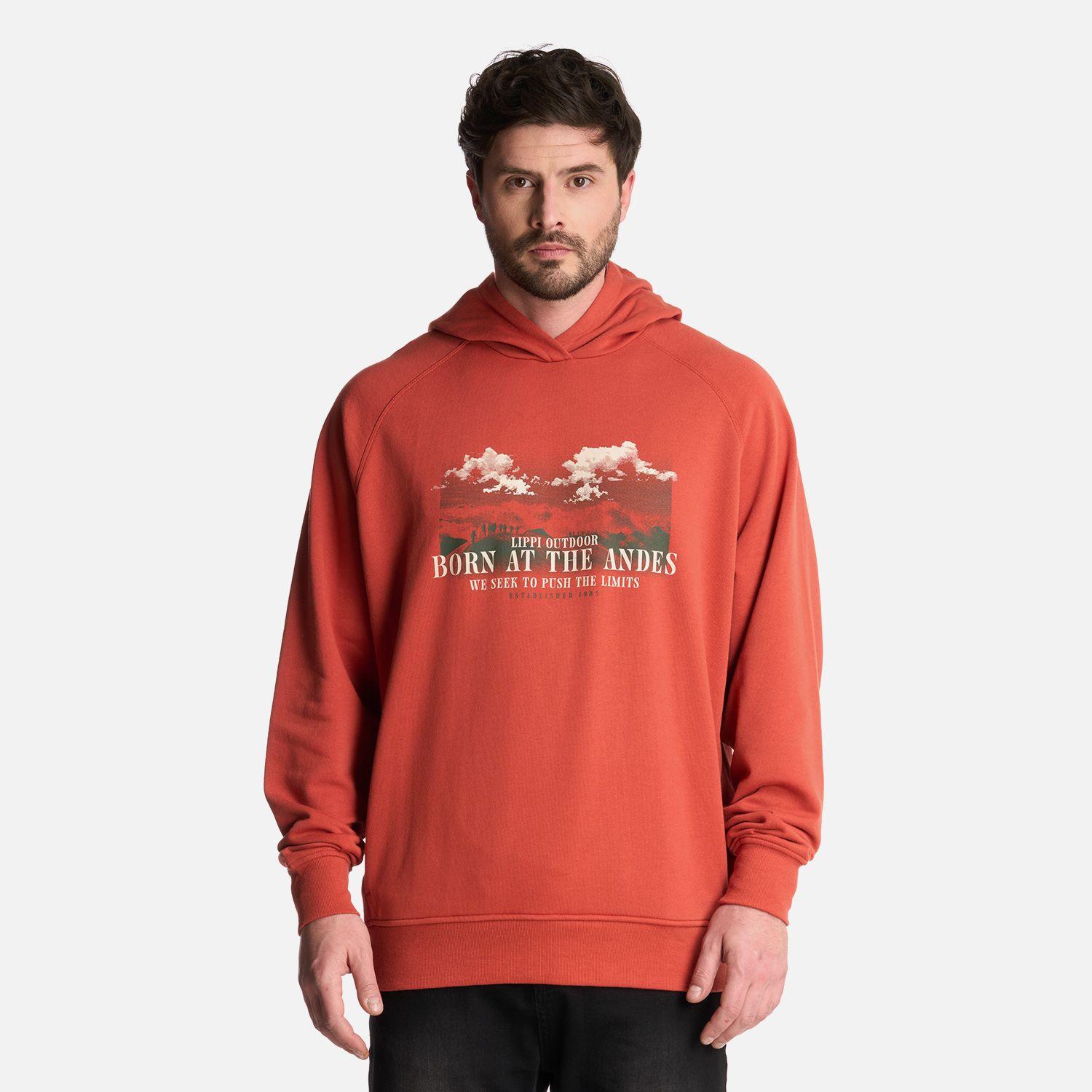 Polerón Hombre Insigne Hoody SweatshirtFront Terracota Lippi-0