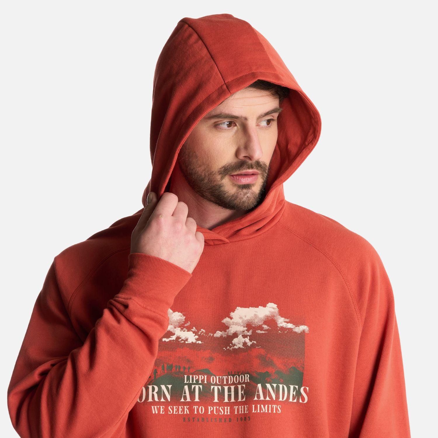 Polerón Hombre Insigne Hoody SweatshirtFront Terracota Lippi-3