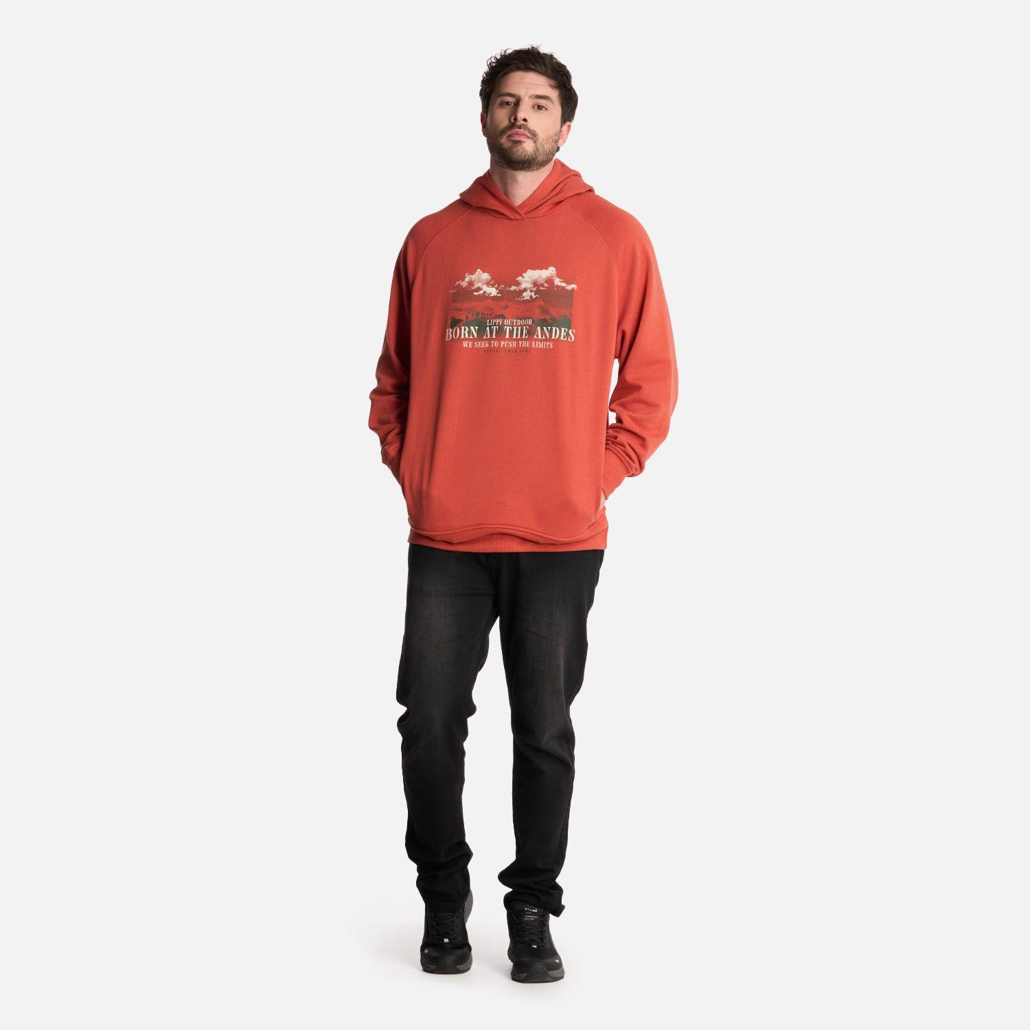 Polerón Hombre Insigne Hoody SweatshirtFront Terracota Lippi-5