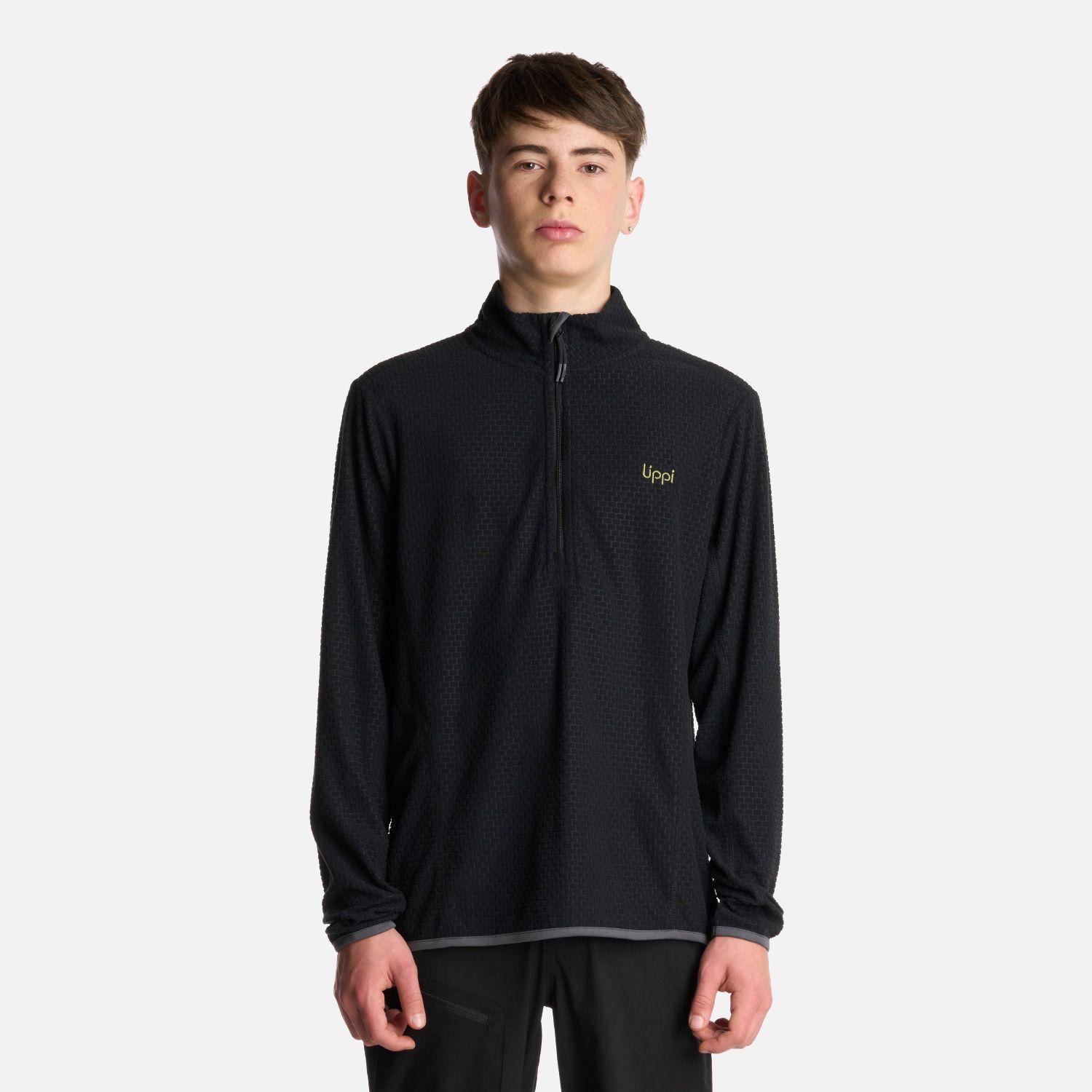 Polerón Teen Boy Mild Nano-F 14 Zip Negro Lippi-0
