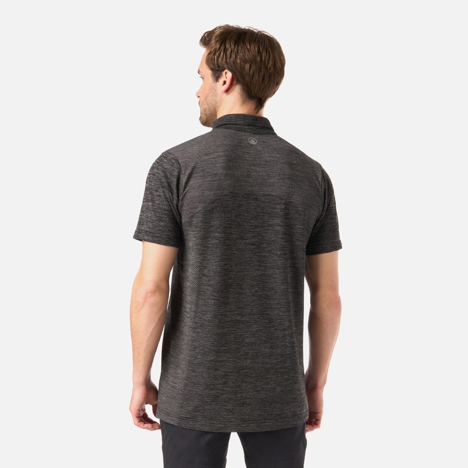 Polera Hombre B-Classic Seamless Polo Negro Lippi V26-2