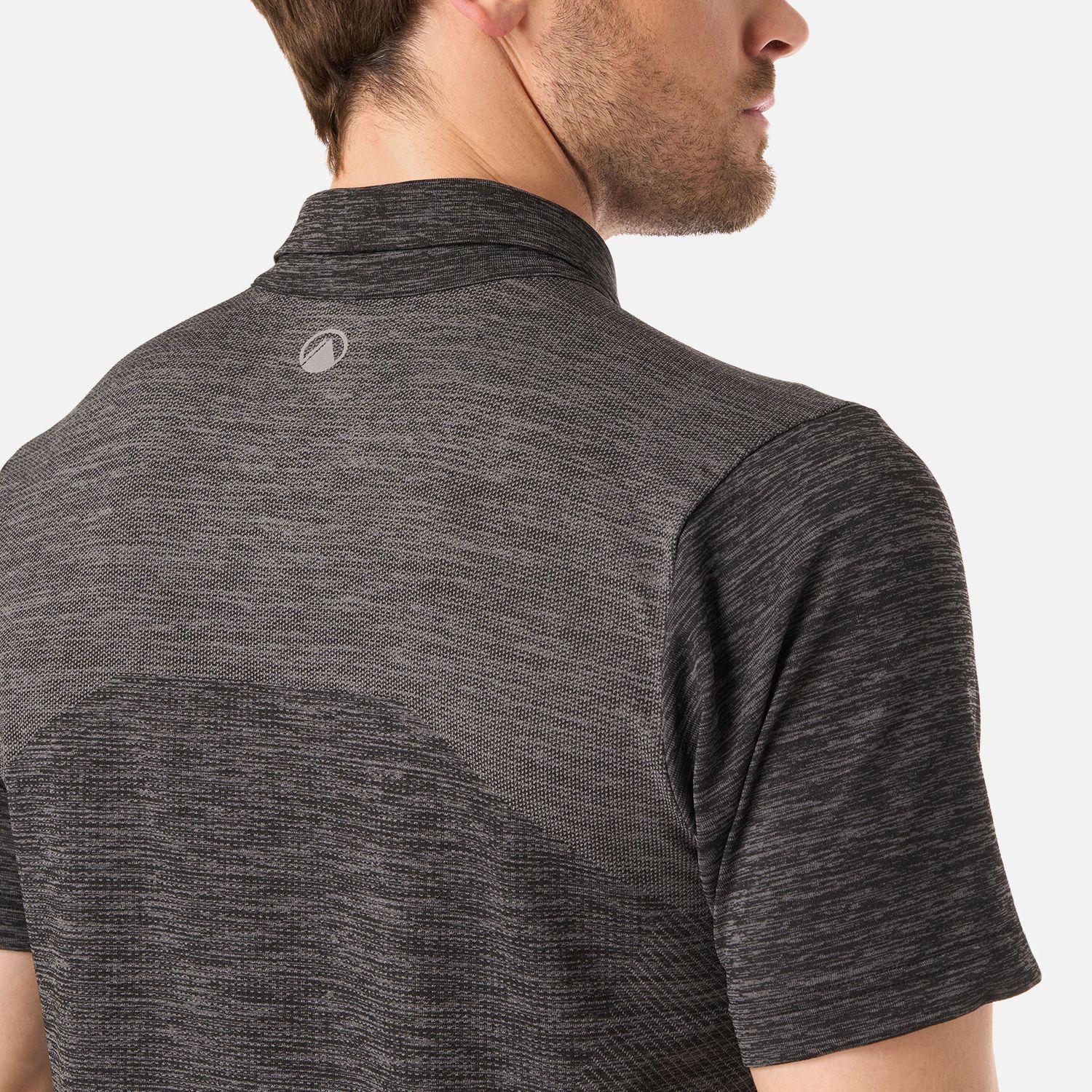 Polera Hombre B-Classic Seamless Polo Negro Lippi V26-4