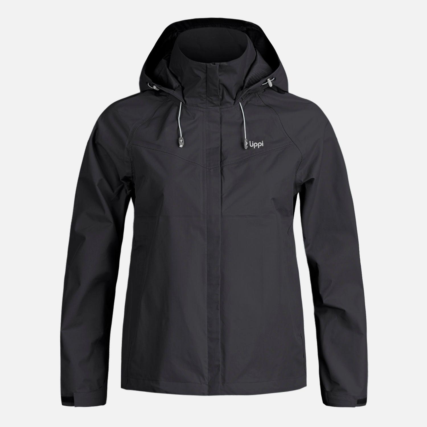 Chaqueta Mujer Alpine B-Dry Hoody Jacket Negro Lippi I23-0