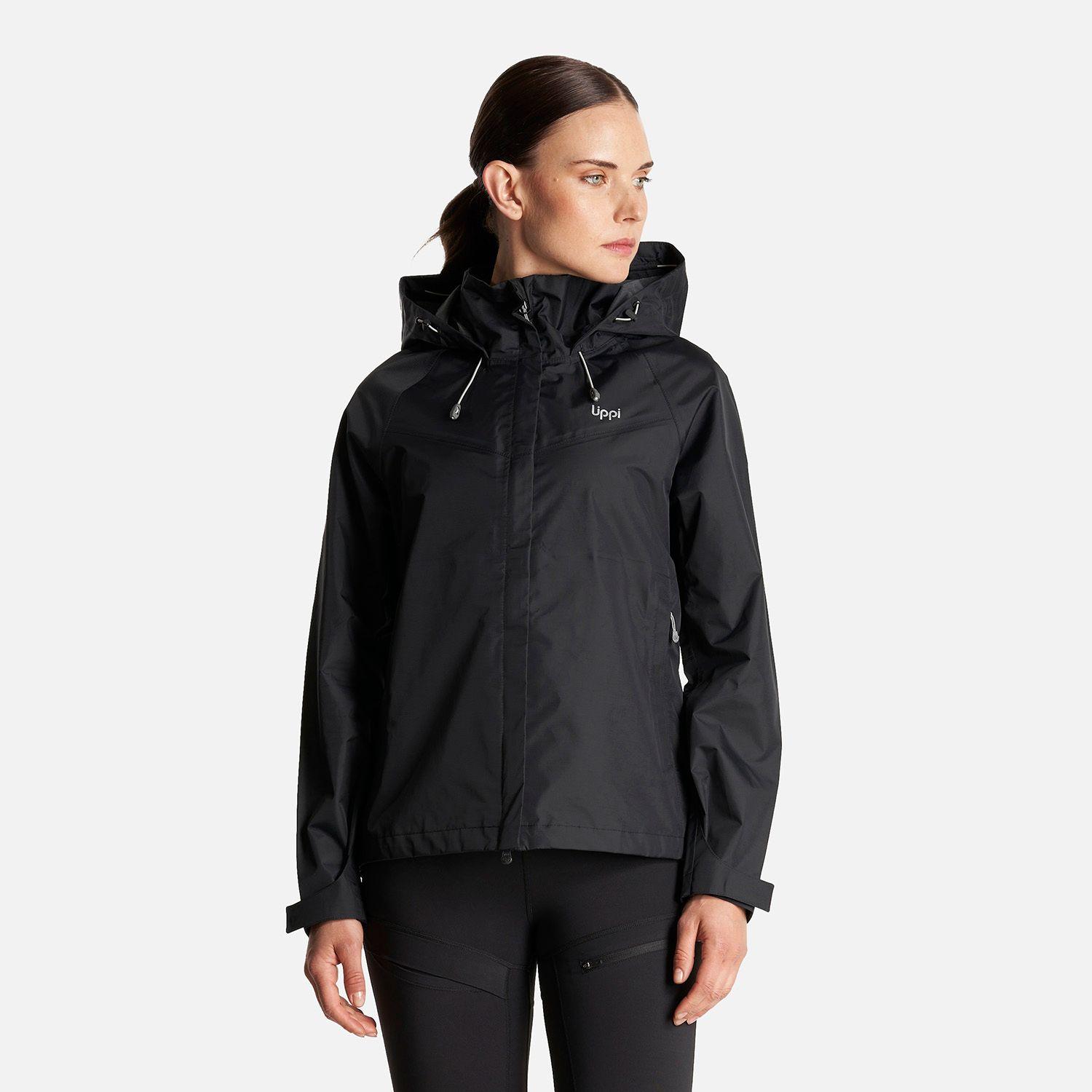 Chaqueta Mujer Alpine B-Dry Hoody Jacket Negro Lippi I23-1