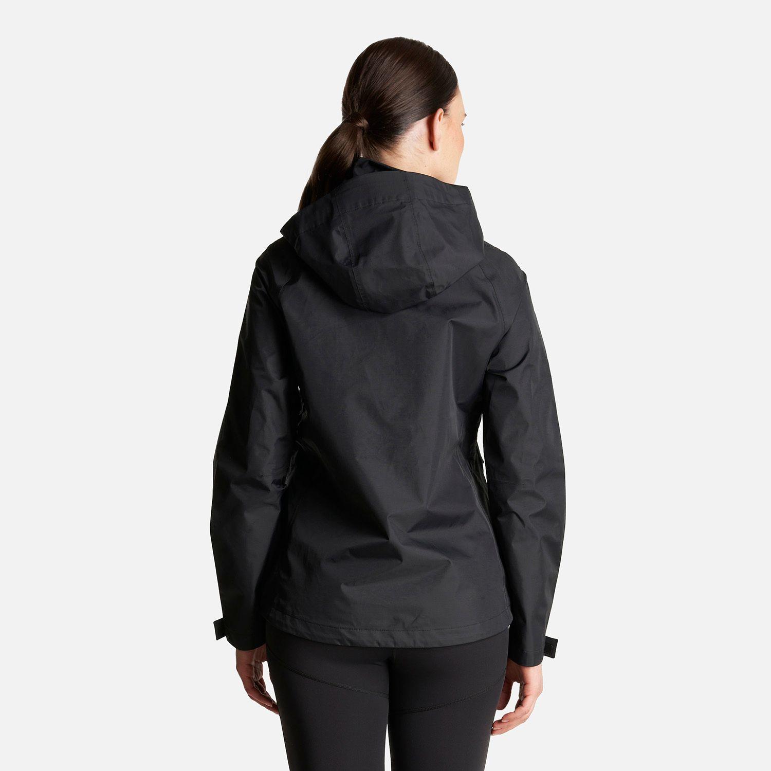Chaqueta Mujer Alpine B-Dry Hoody Jacket Negro Lippi I23-4