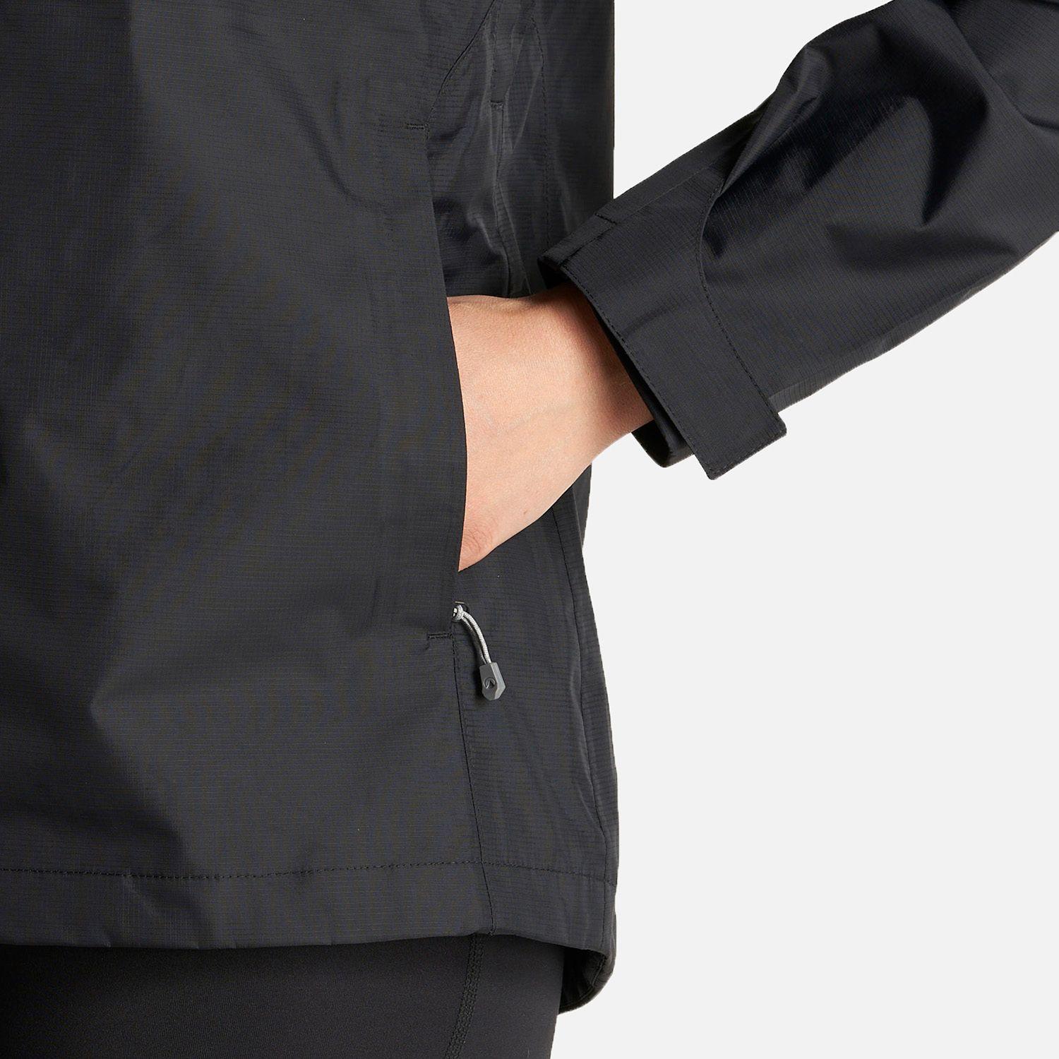 Chaqueta Mujer Alpine B-Dry Hoody Jacket Negro Lippi I23-8