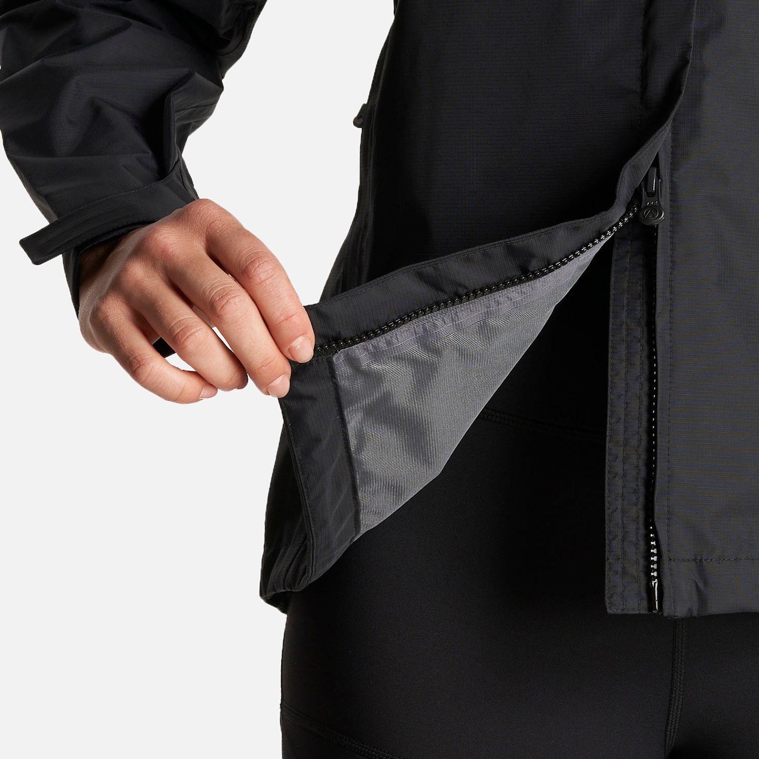 Chaqueta Mujer Alpine B-Dry Hoody Jacket Negro Lippi I23-9